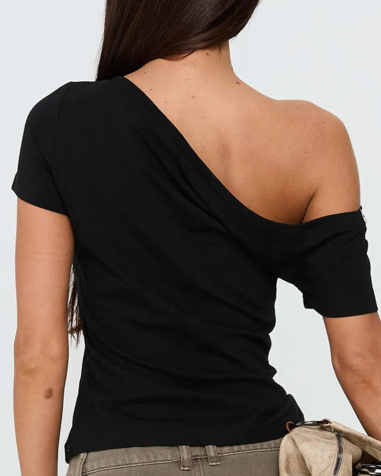 Asymmetric Buttoned Top