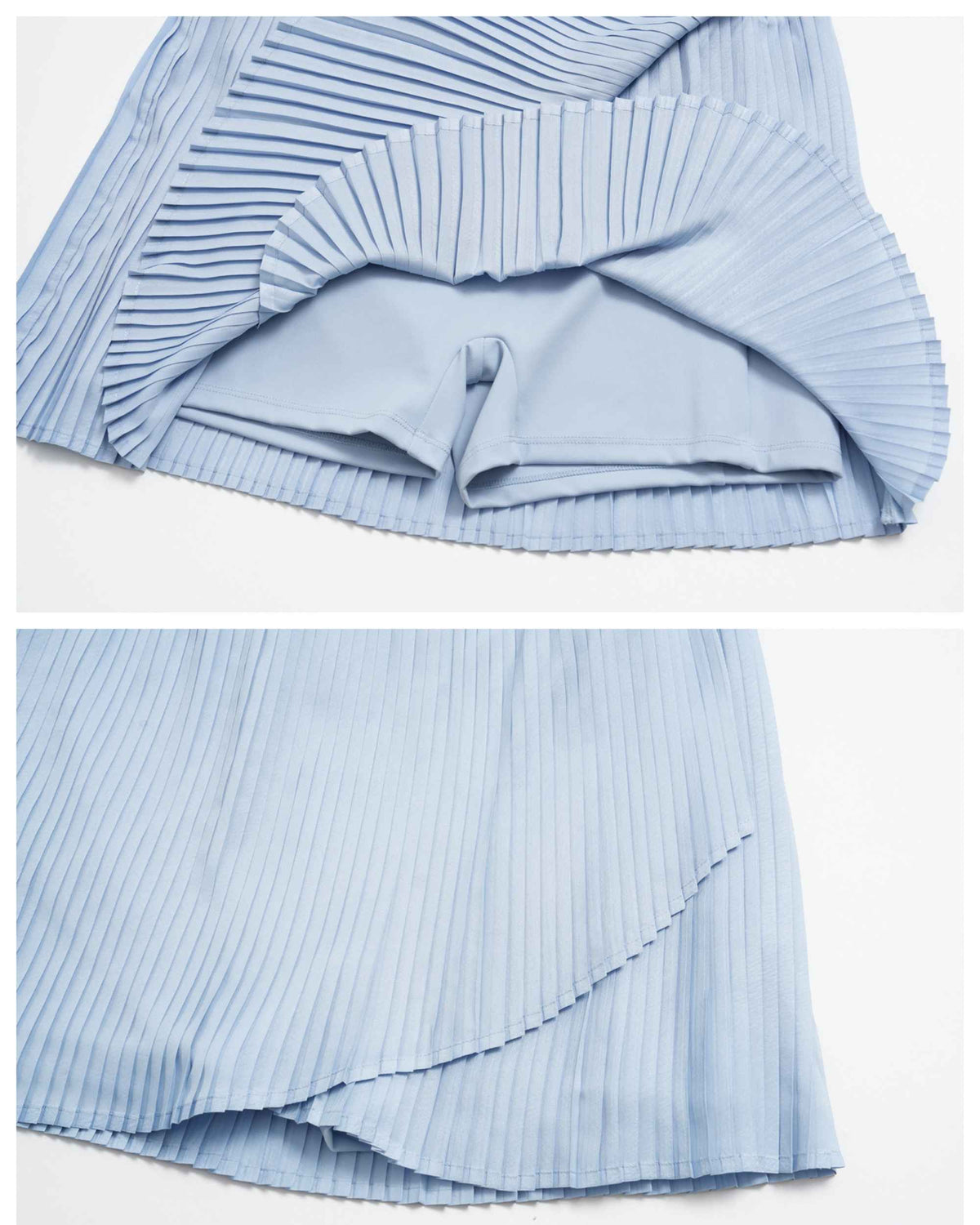 9586 vest 9586 skirtlight blue
