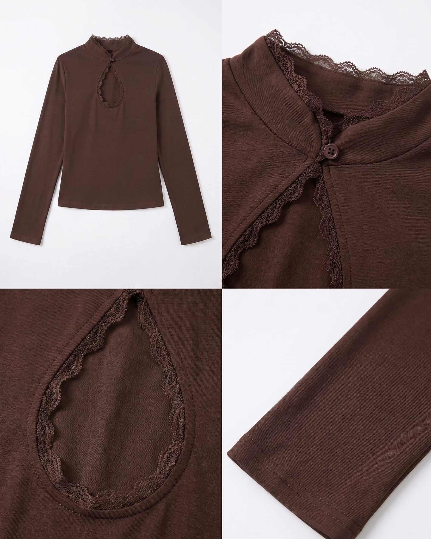 Keyhole Bell-Sleeve Top