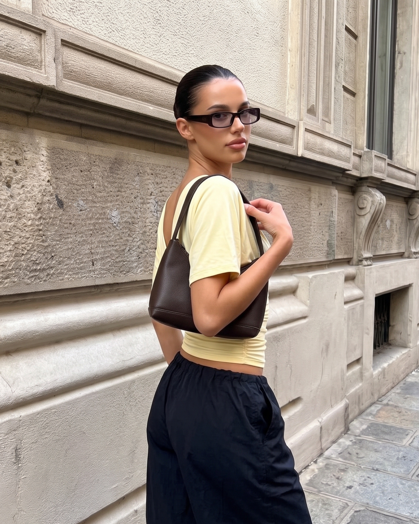 Drape Plunge Top