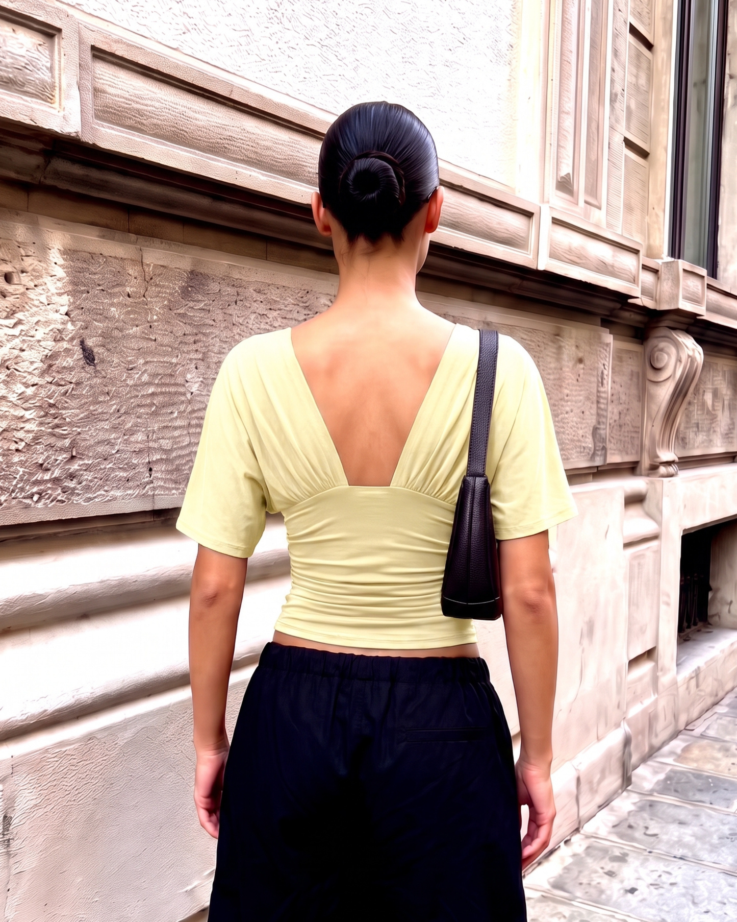 Drape Plunge Top
