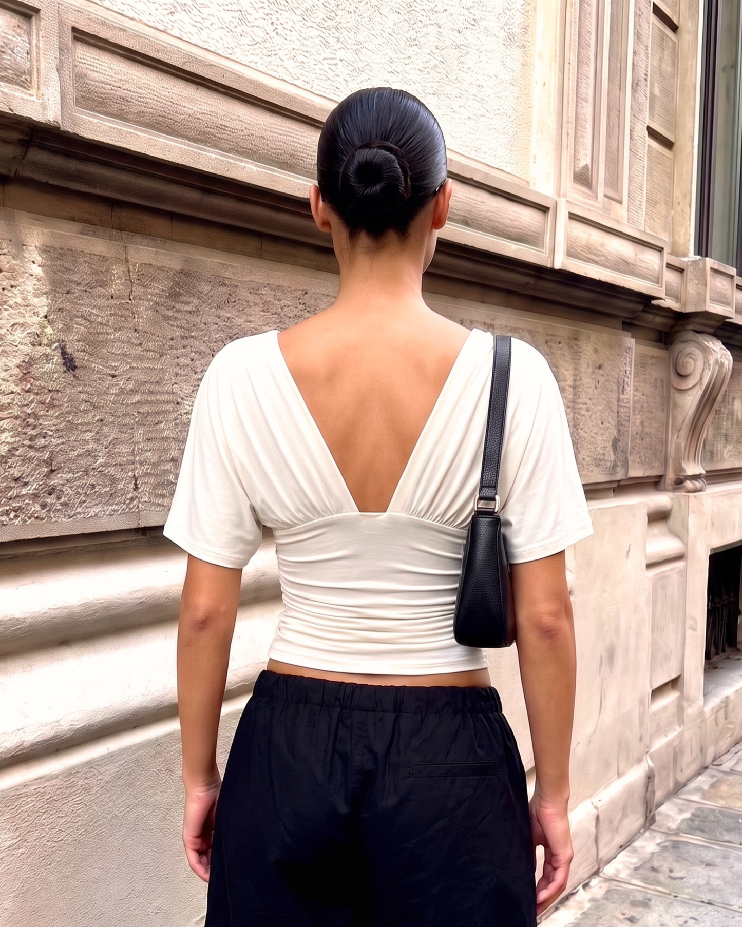 Drape Plunge Top