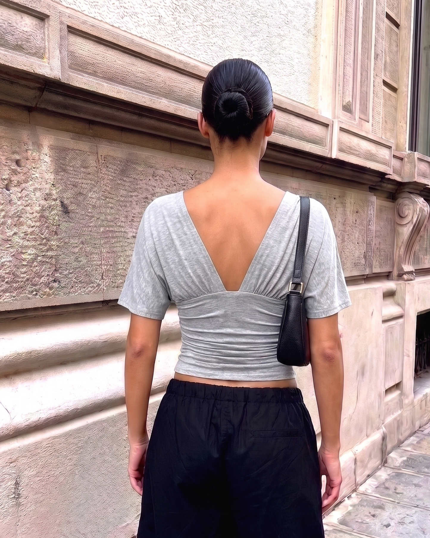 Drape Plunge Top