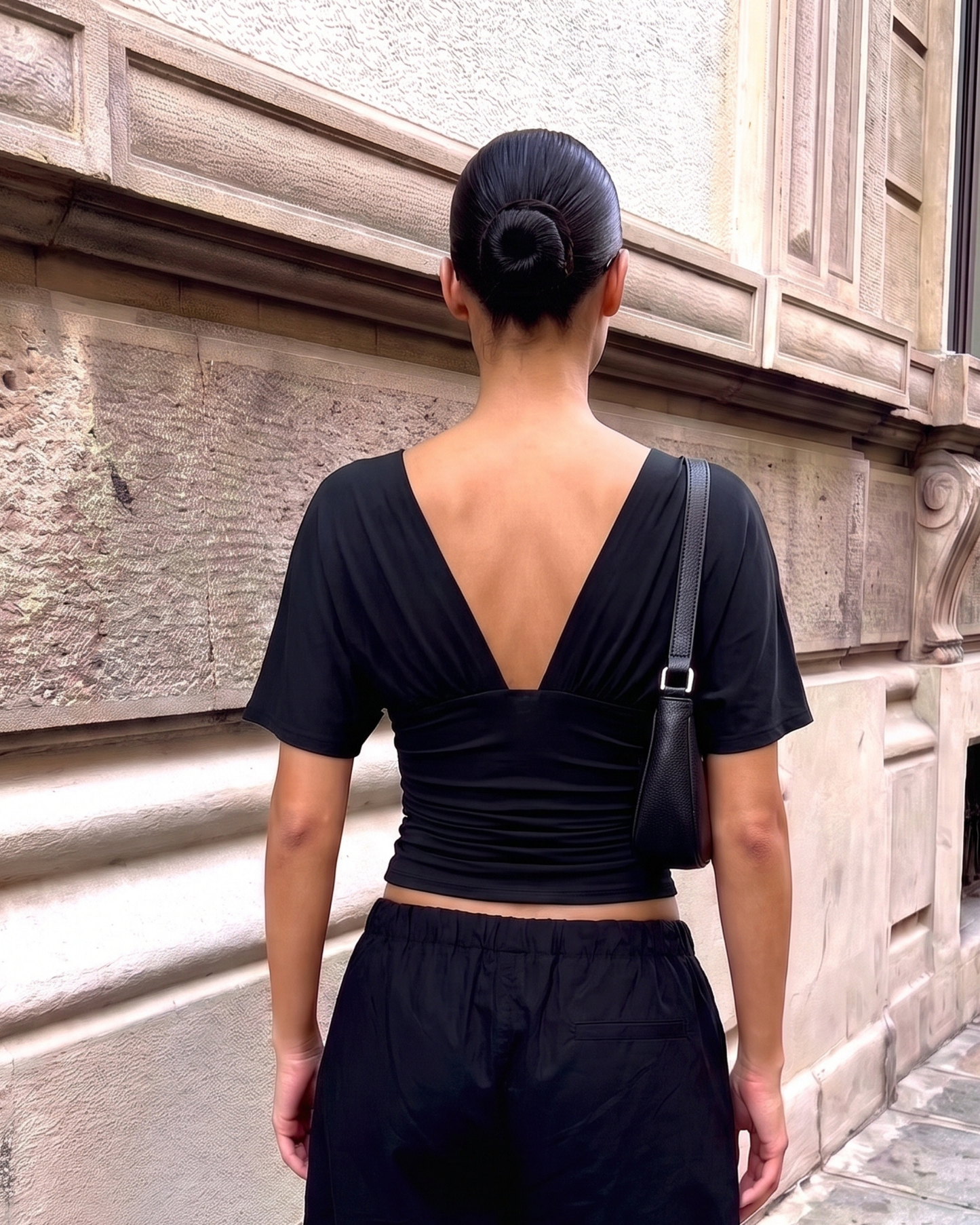 Drape Plunge Top