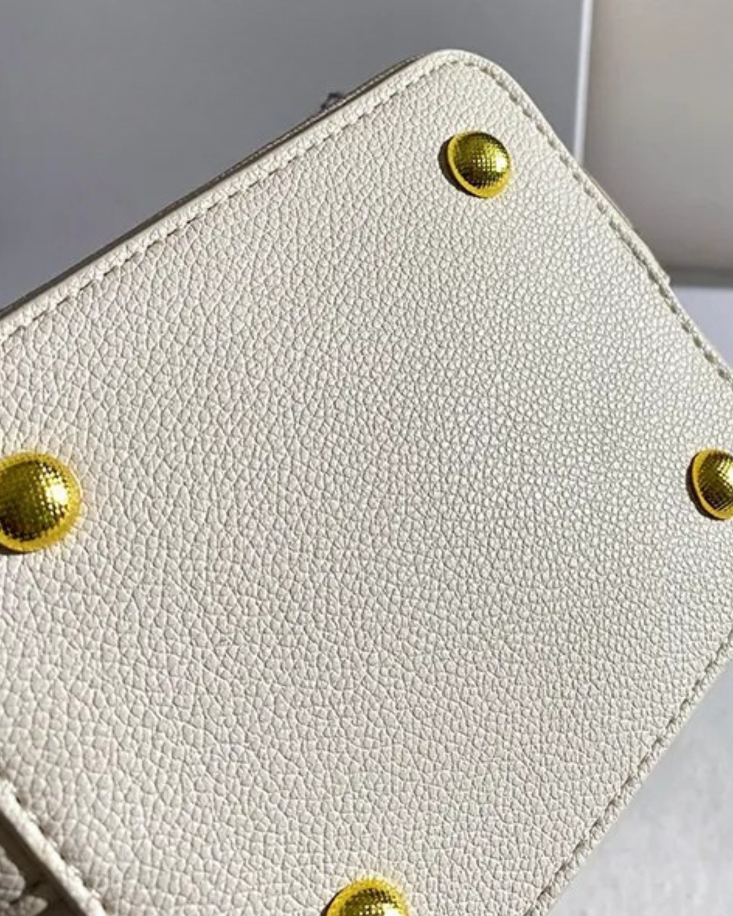 Structured Embroidered  Handbag