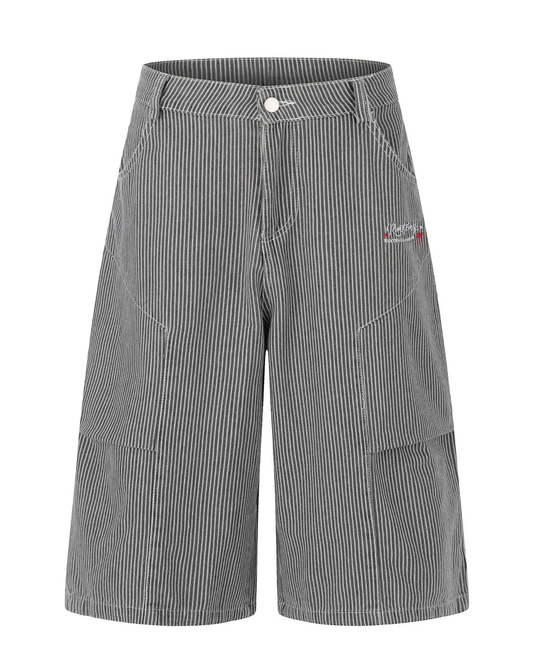Stripe Cropped Pants