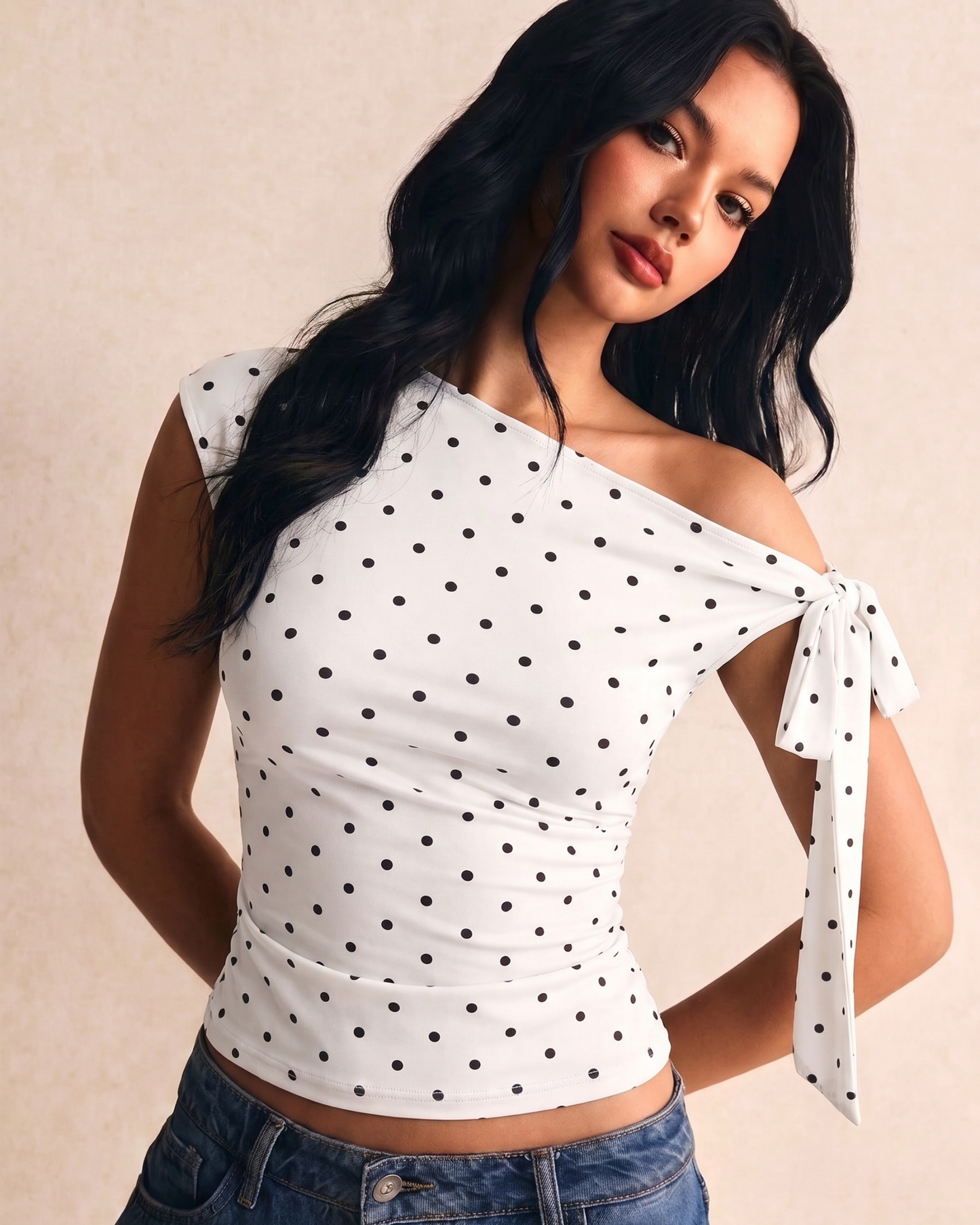 Polka Dot Asymmetric Top