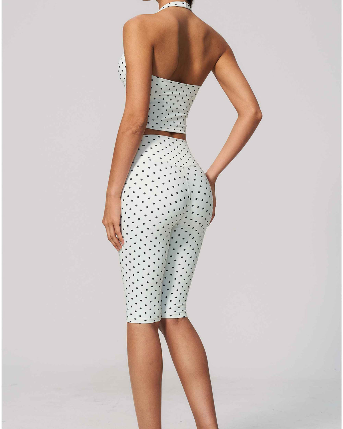 White Black Polka Dot