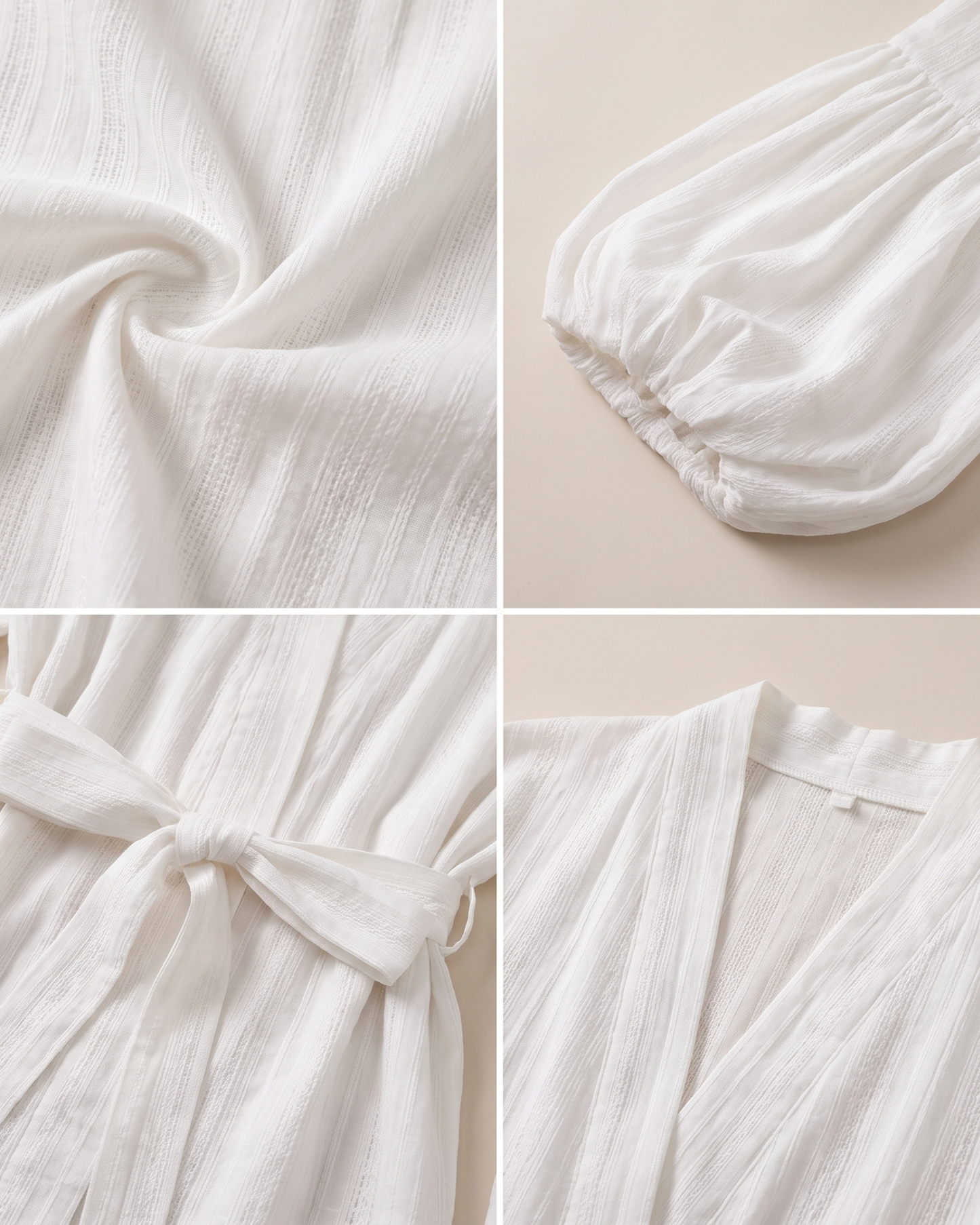 Voluminous Sleeve Cardigan and Shorts Two Pieces Set