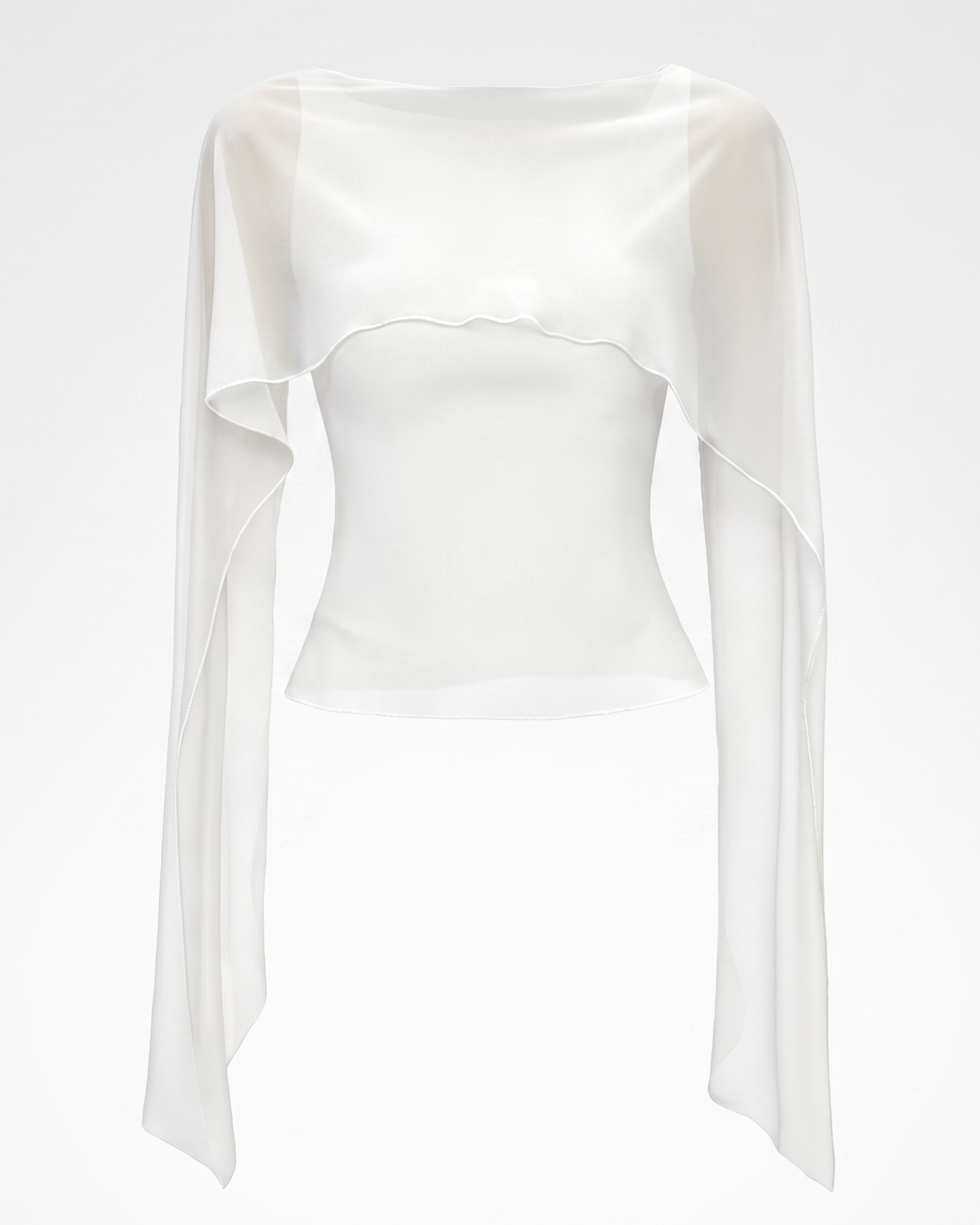 “Chiffon Breeze" Overlay Top