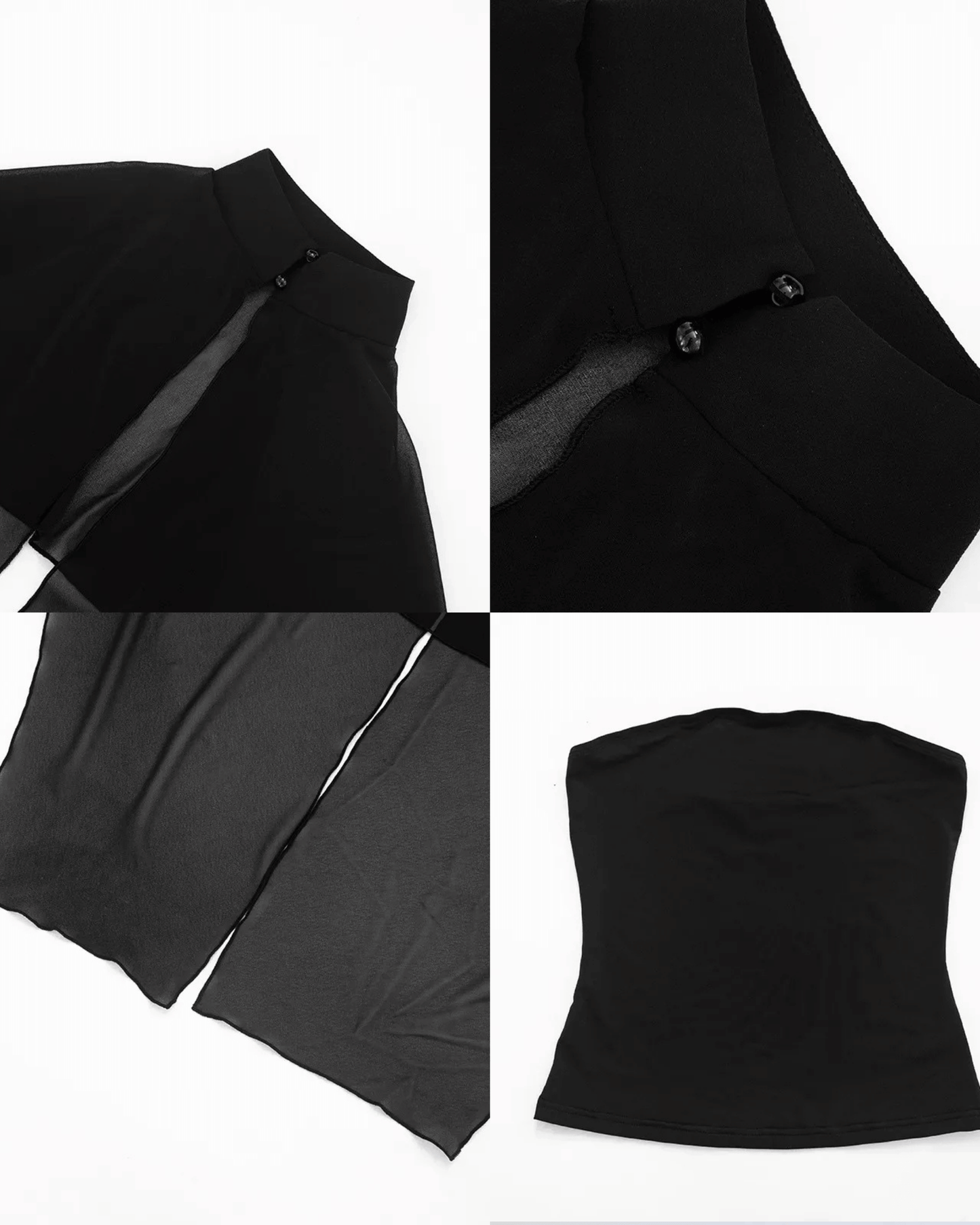 Shawl-style top