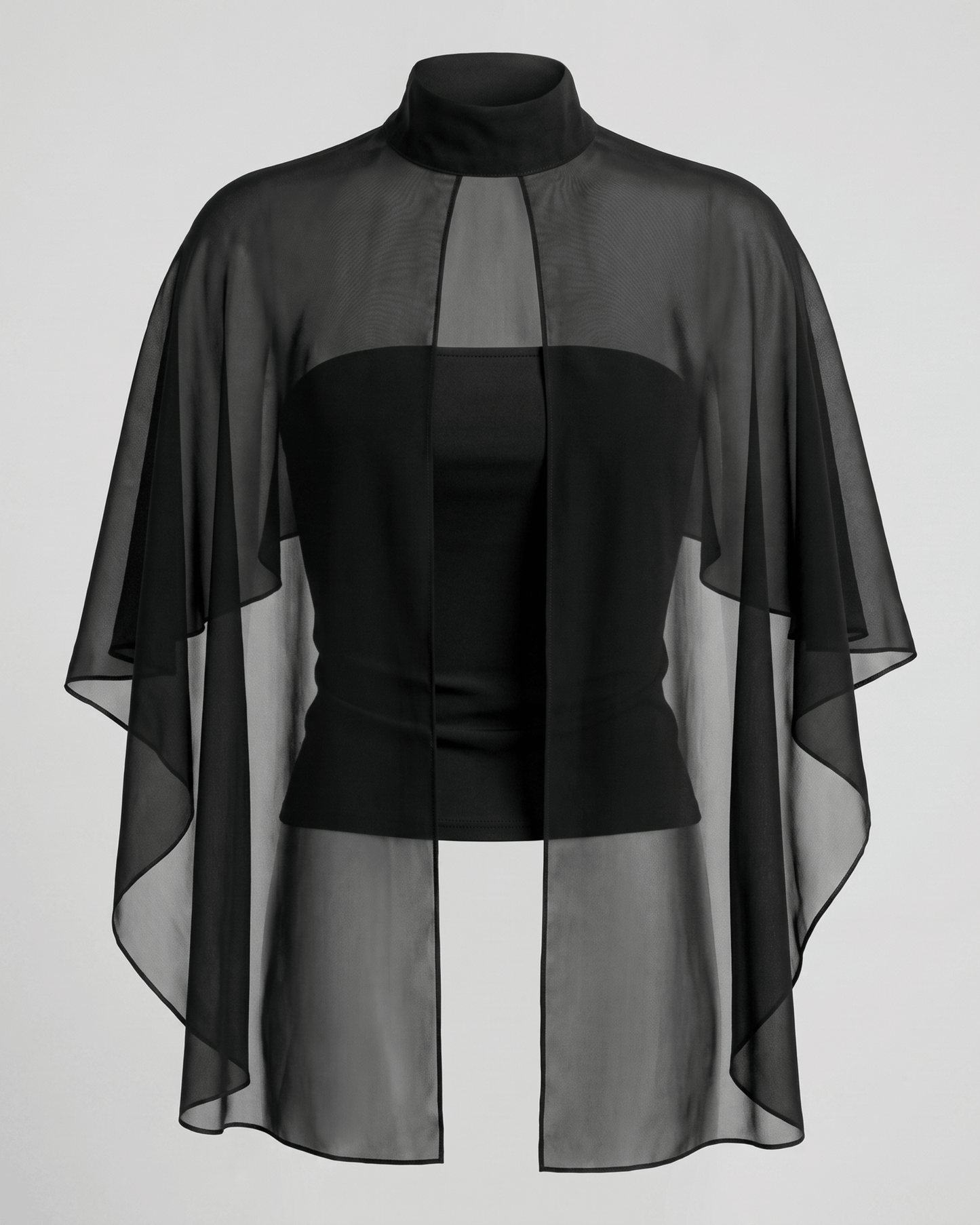 Shawl-style top