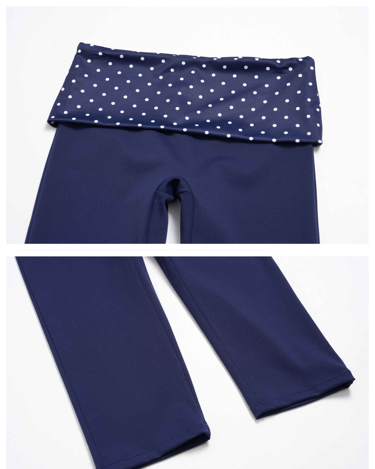 Navy Blue White Polka Dot