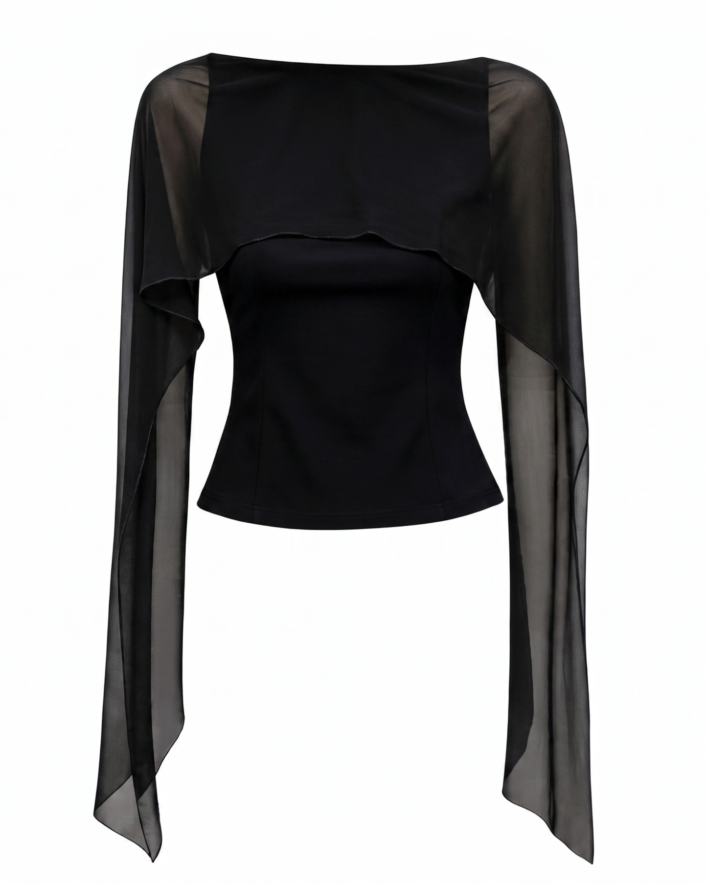 “Chiffon Breeze" Overlay Top