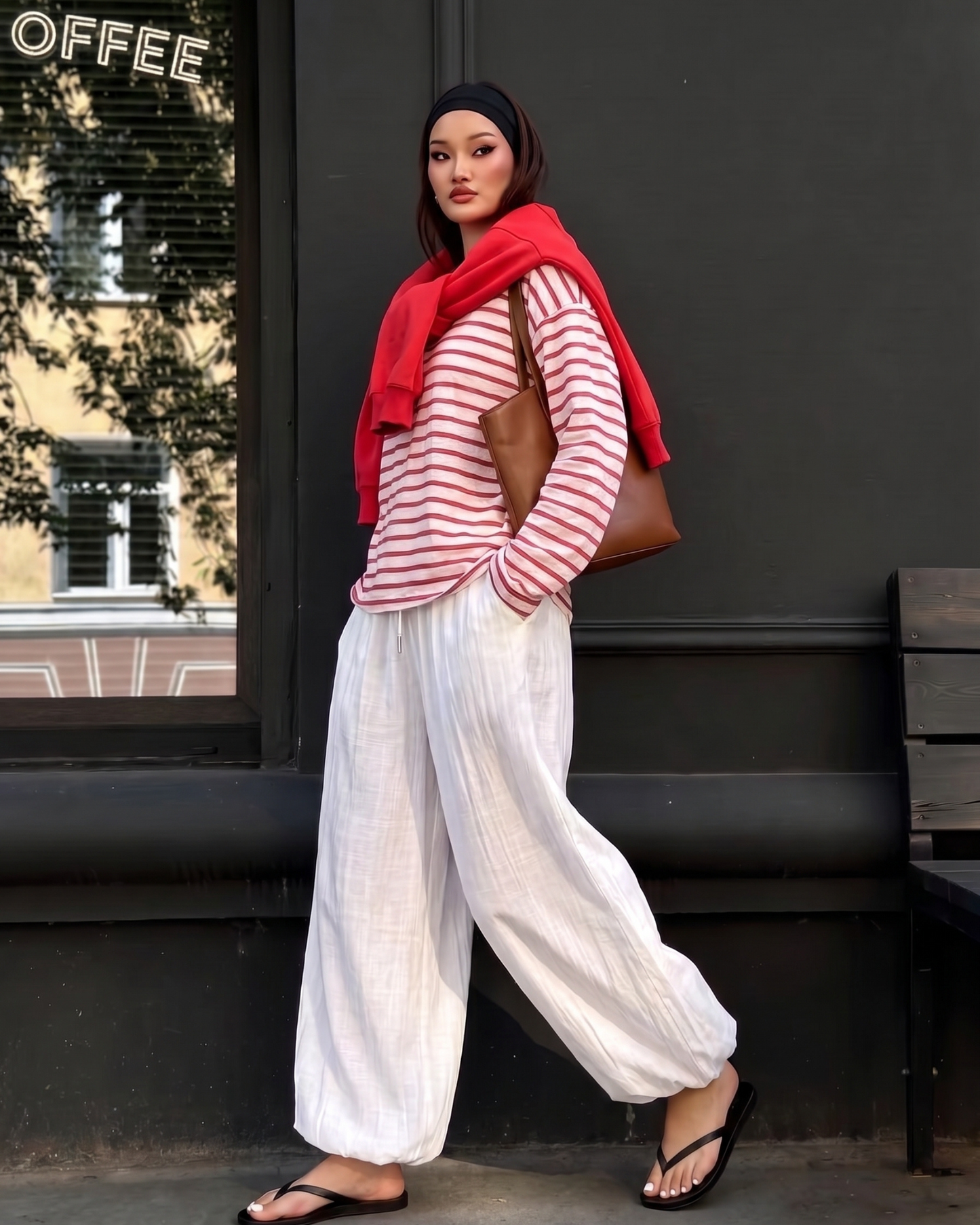 Cotton-Blend Harem Pants "Nomad Dream"