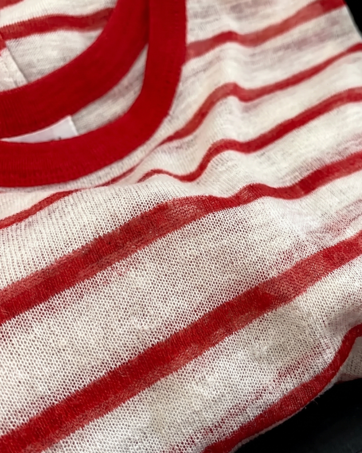 Viscose Fiber Striped Long Sleeve
