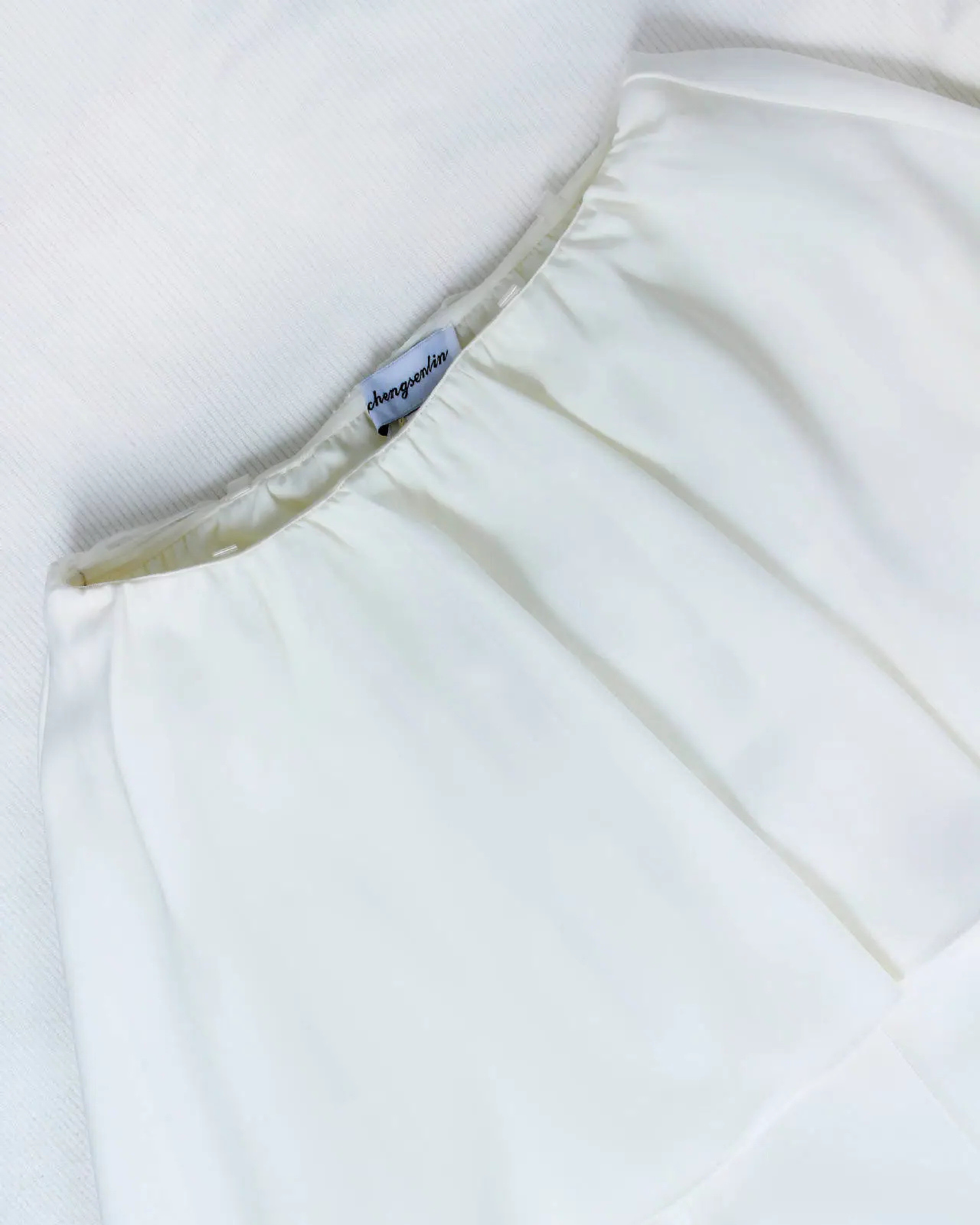 White Top and Wide-Leg Pant Set