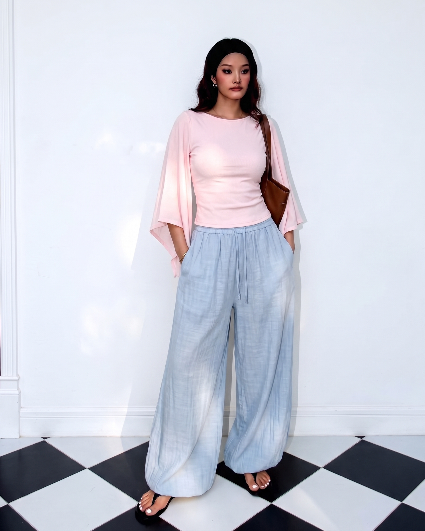 Cotton-Blend Harem Pants "Nomad Dream"