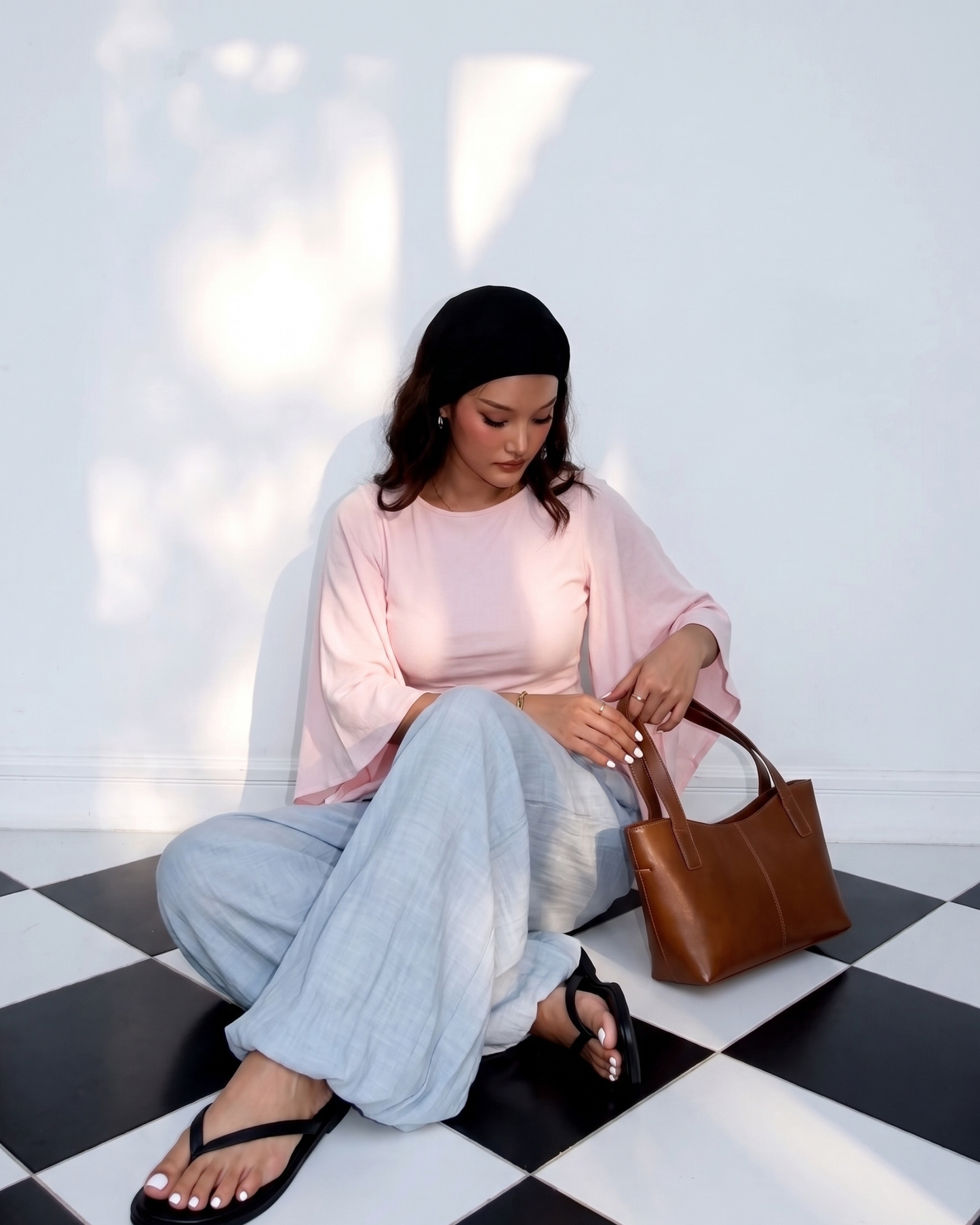 Cotton-Blend Harem Pants "Nomad Dream"