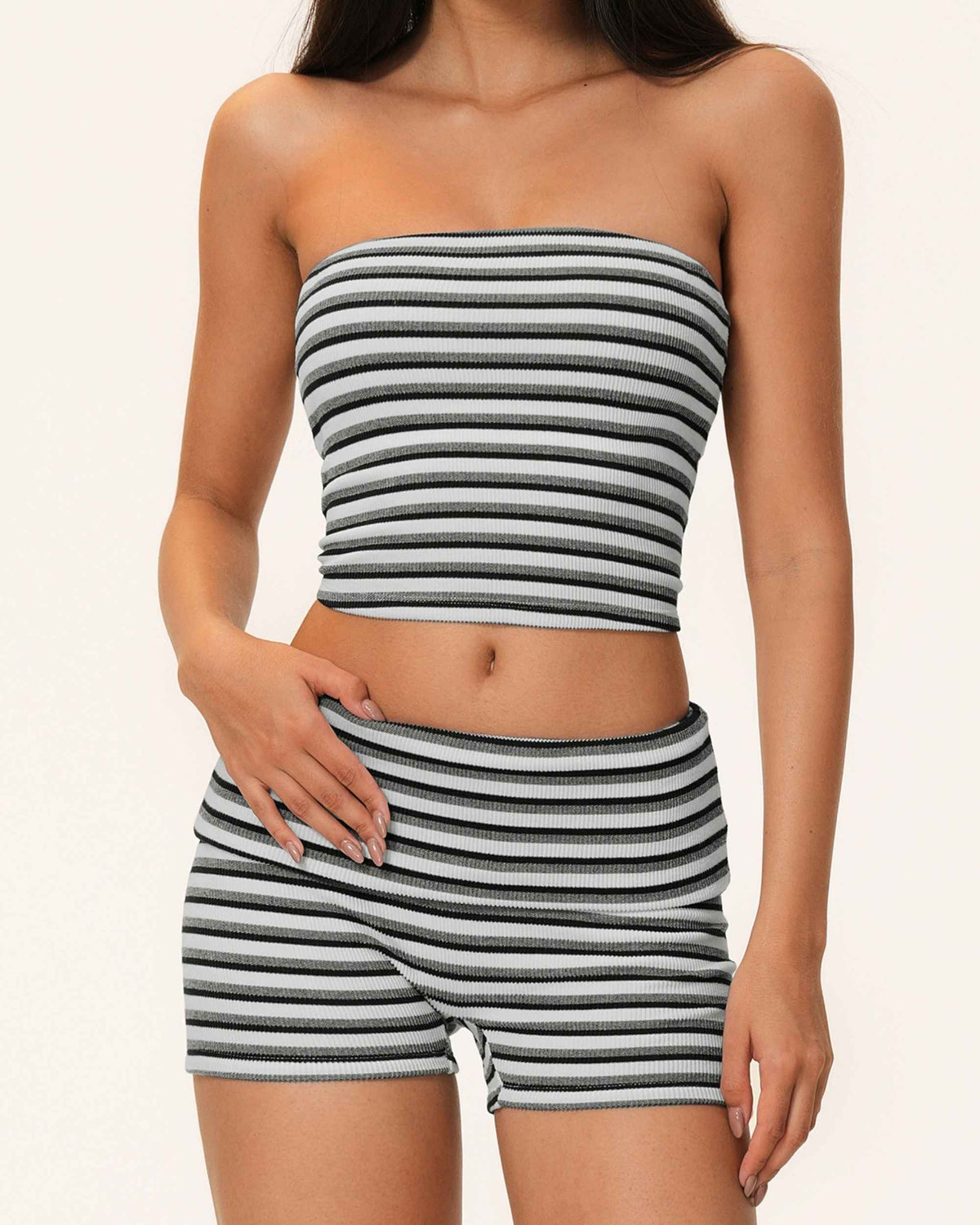 Vest Shorts Ink White