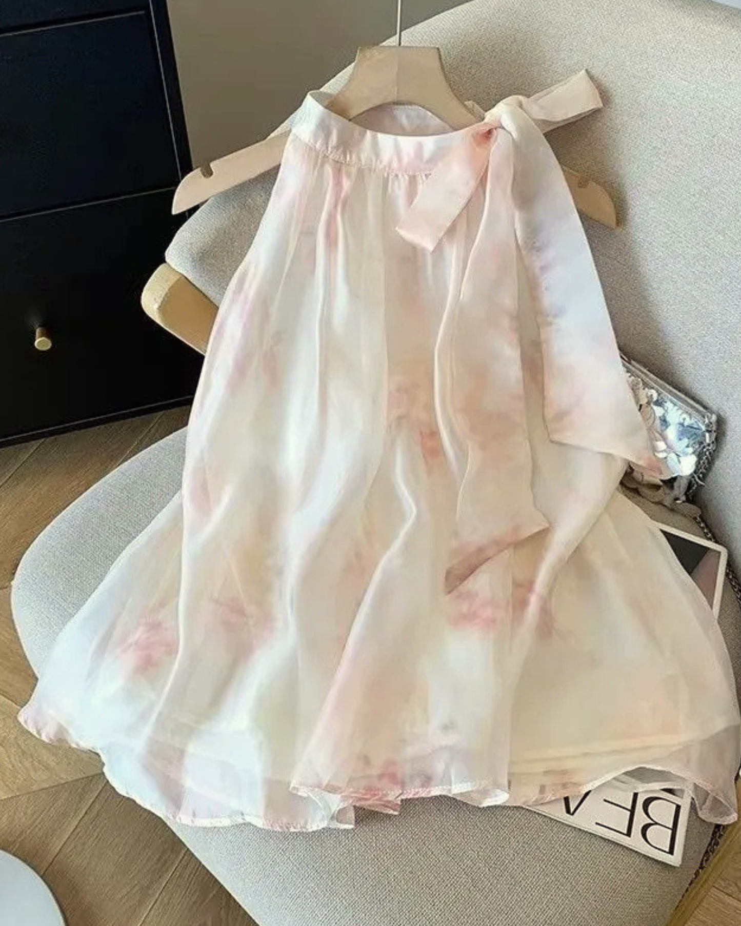 High-Neck Sleeveless Shirt