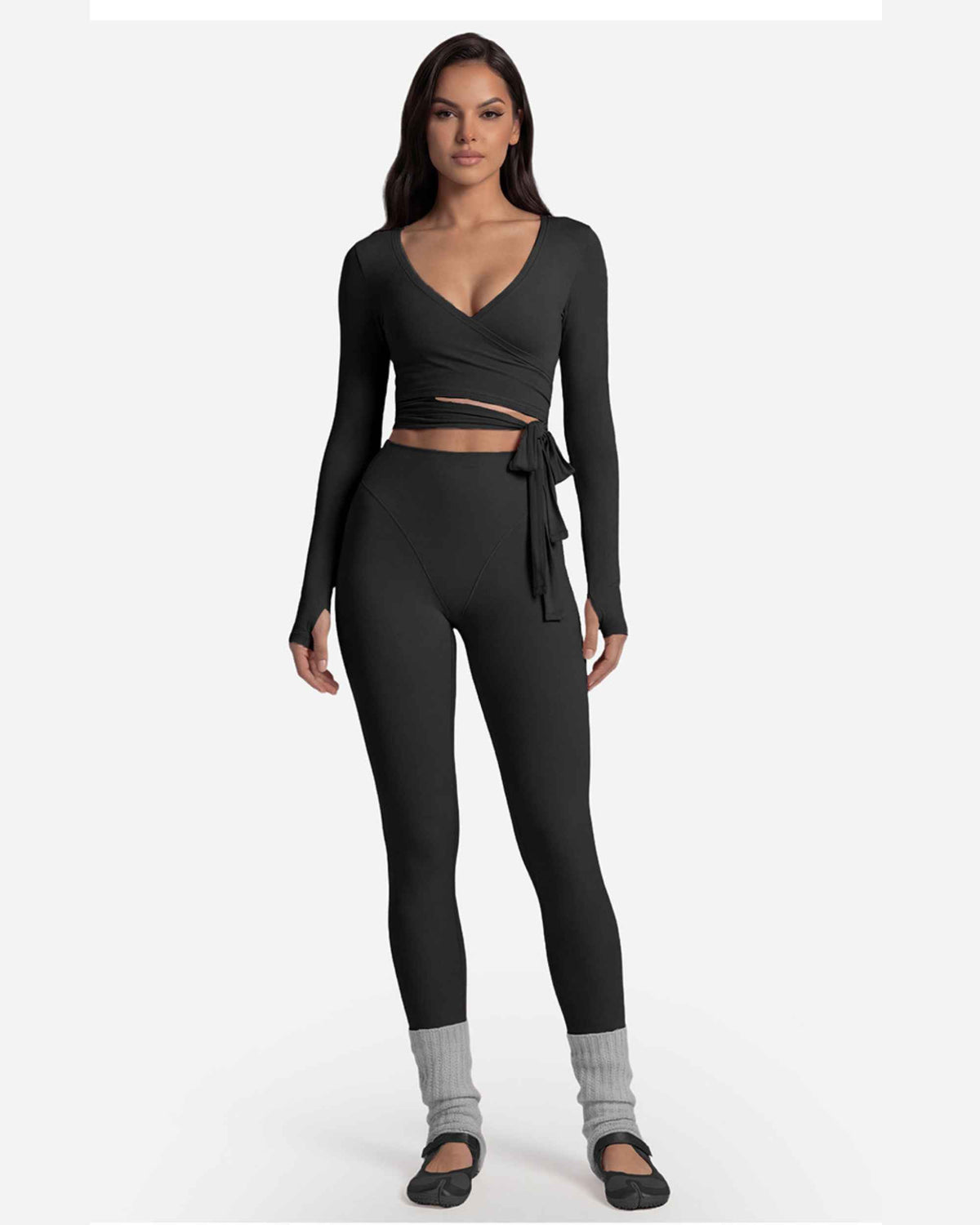 Top & Leggings black