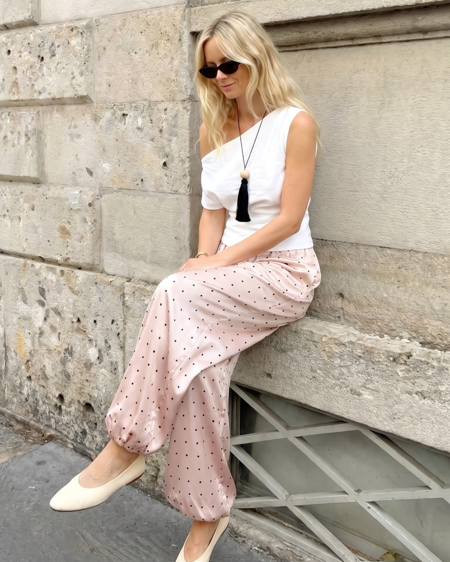 Polka Dot Harem Pants