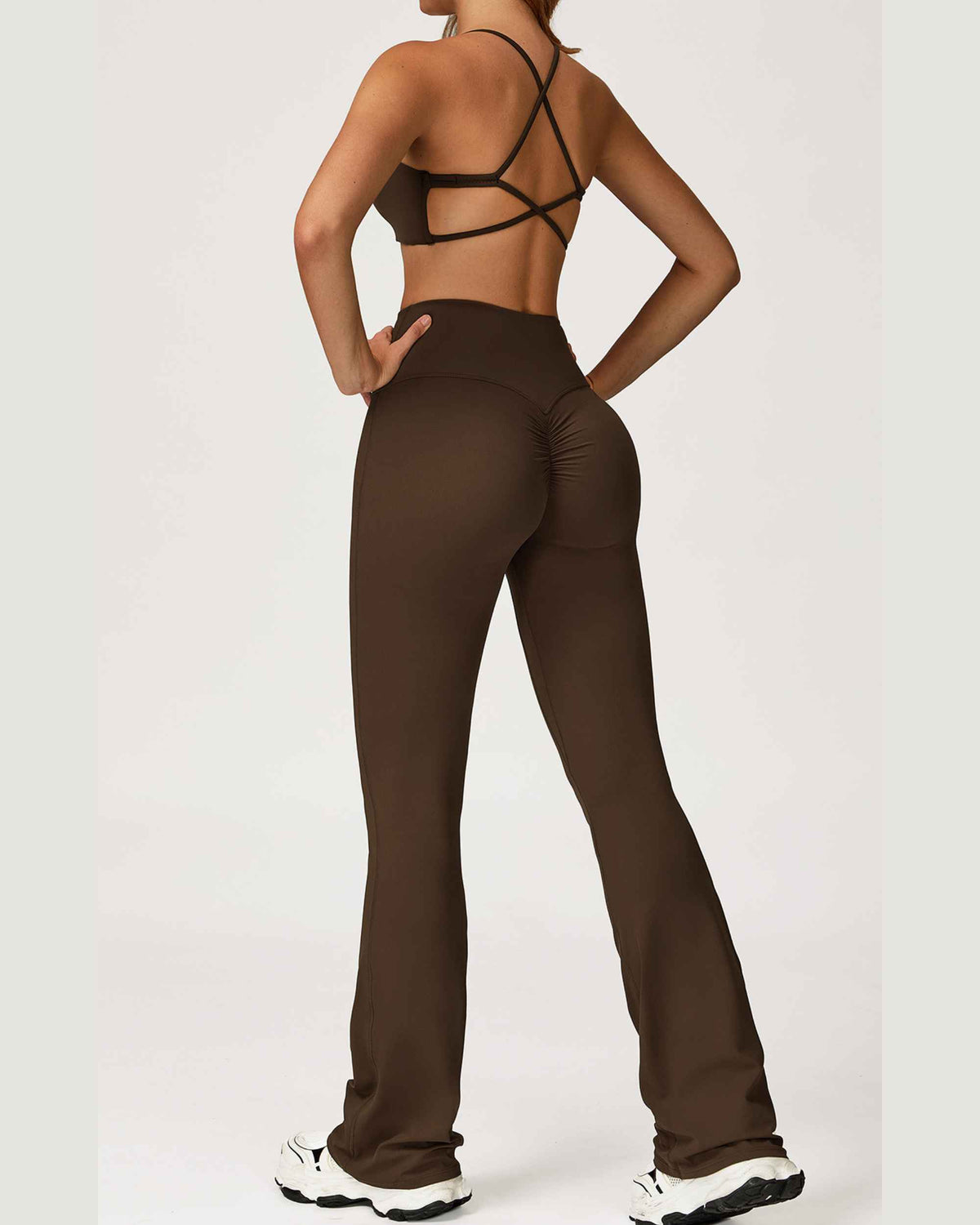Bra + bell bottoms coffee