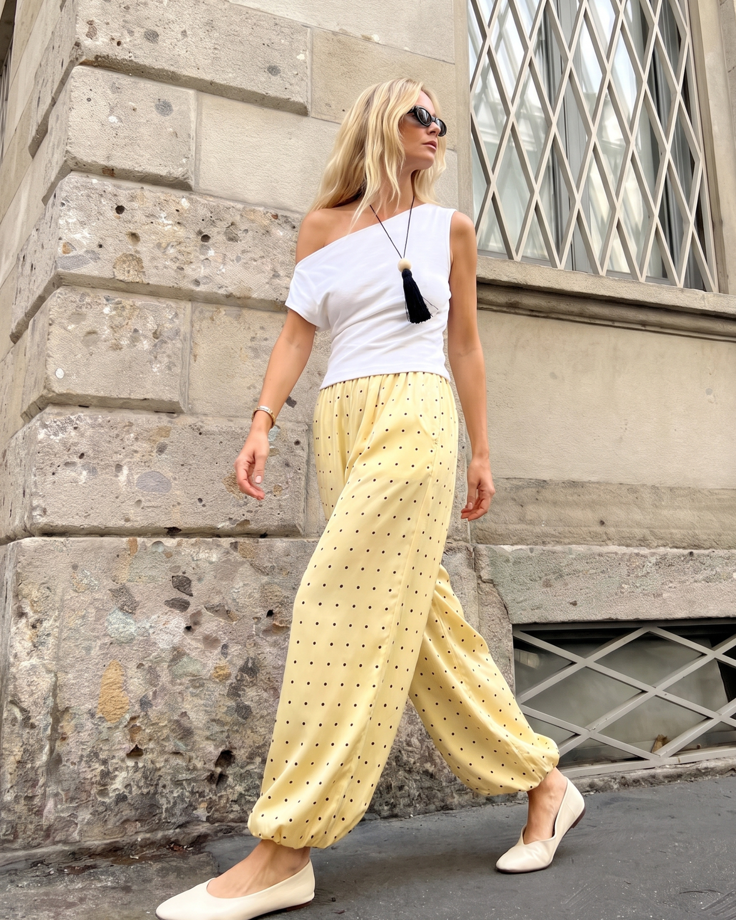 Polka Dot Harem Pants