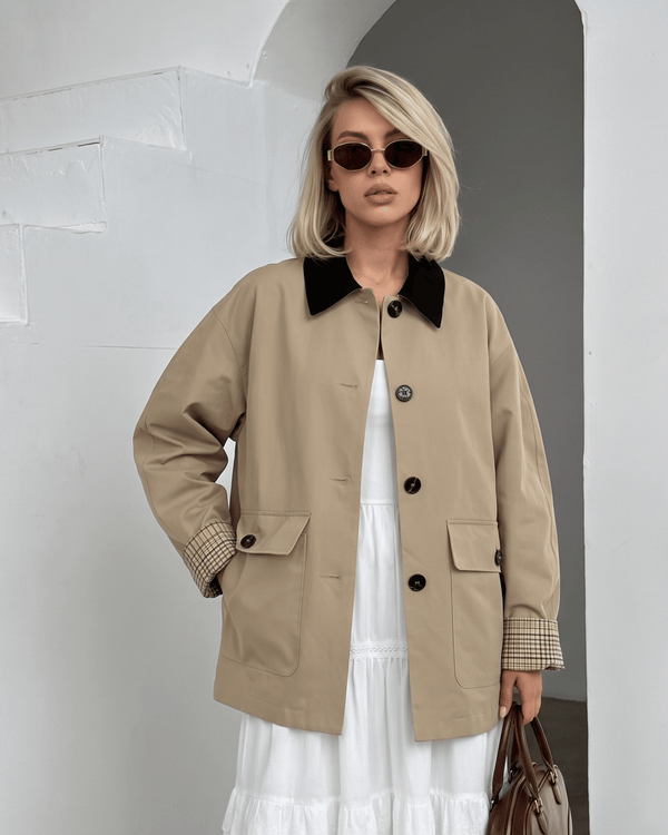 Women's Short Trench Coat