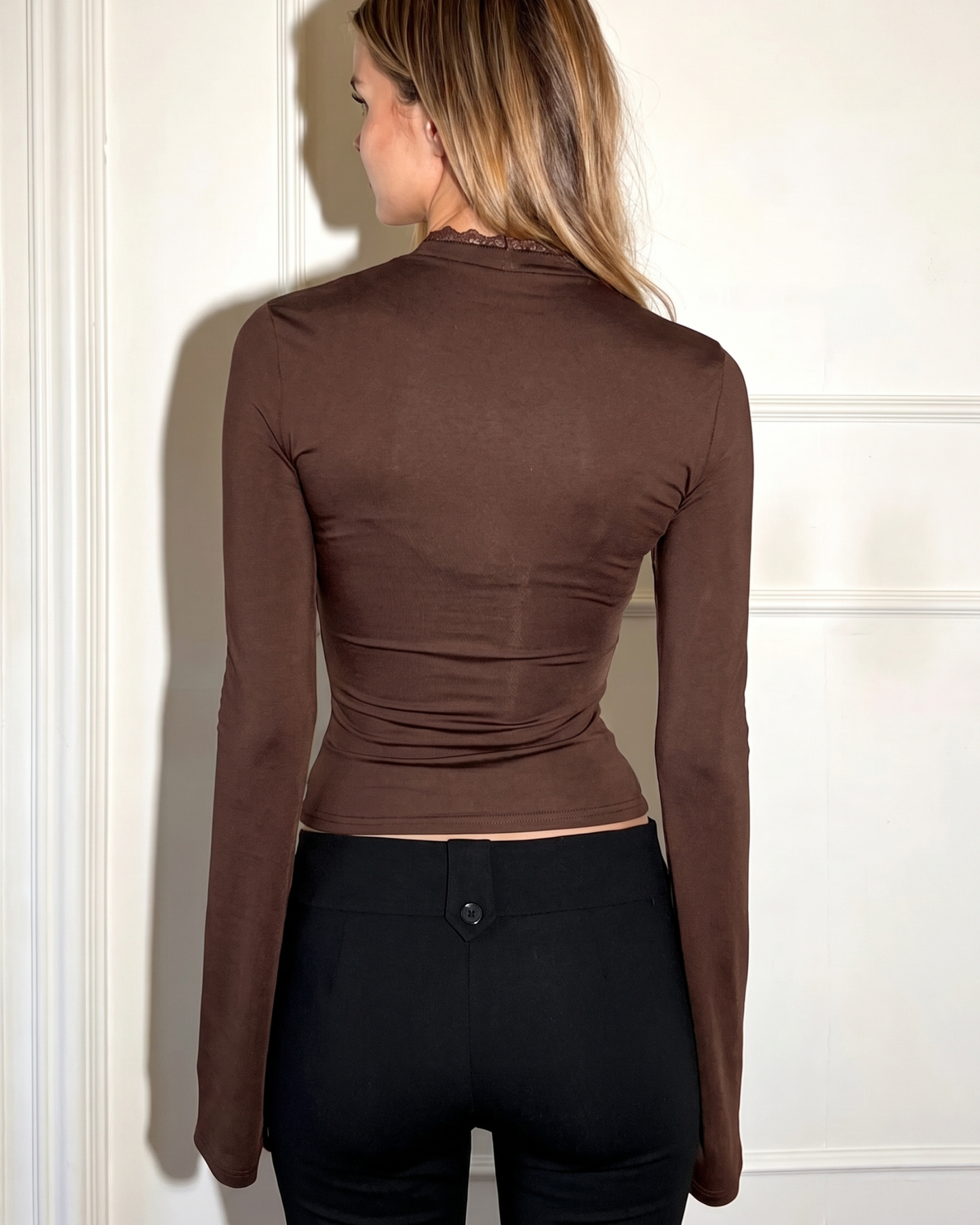 Keyhole Bell-Sleeve Top