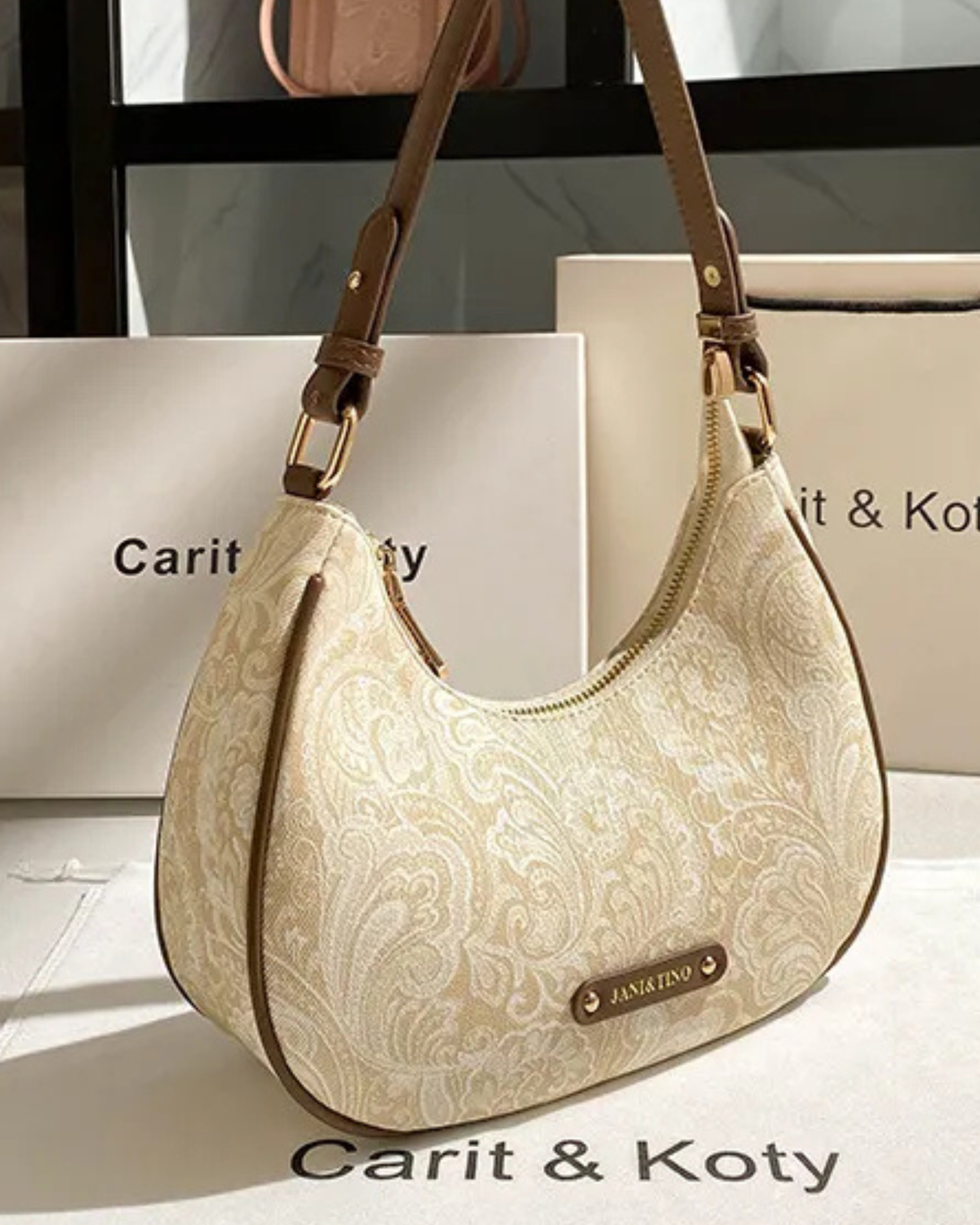 Vintage Embroidery Leather Shoulder Bag