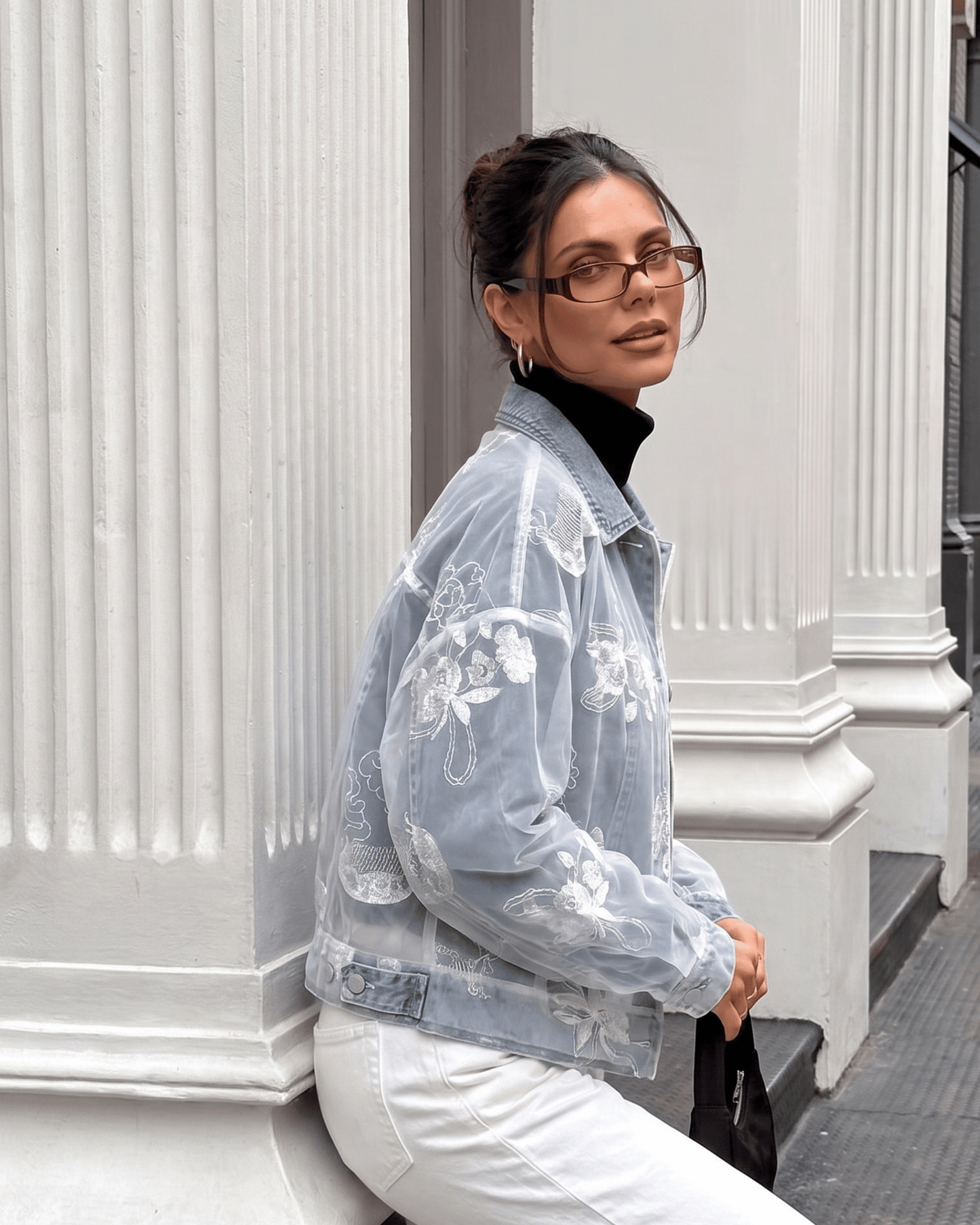 Stitched Denim Jacket