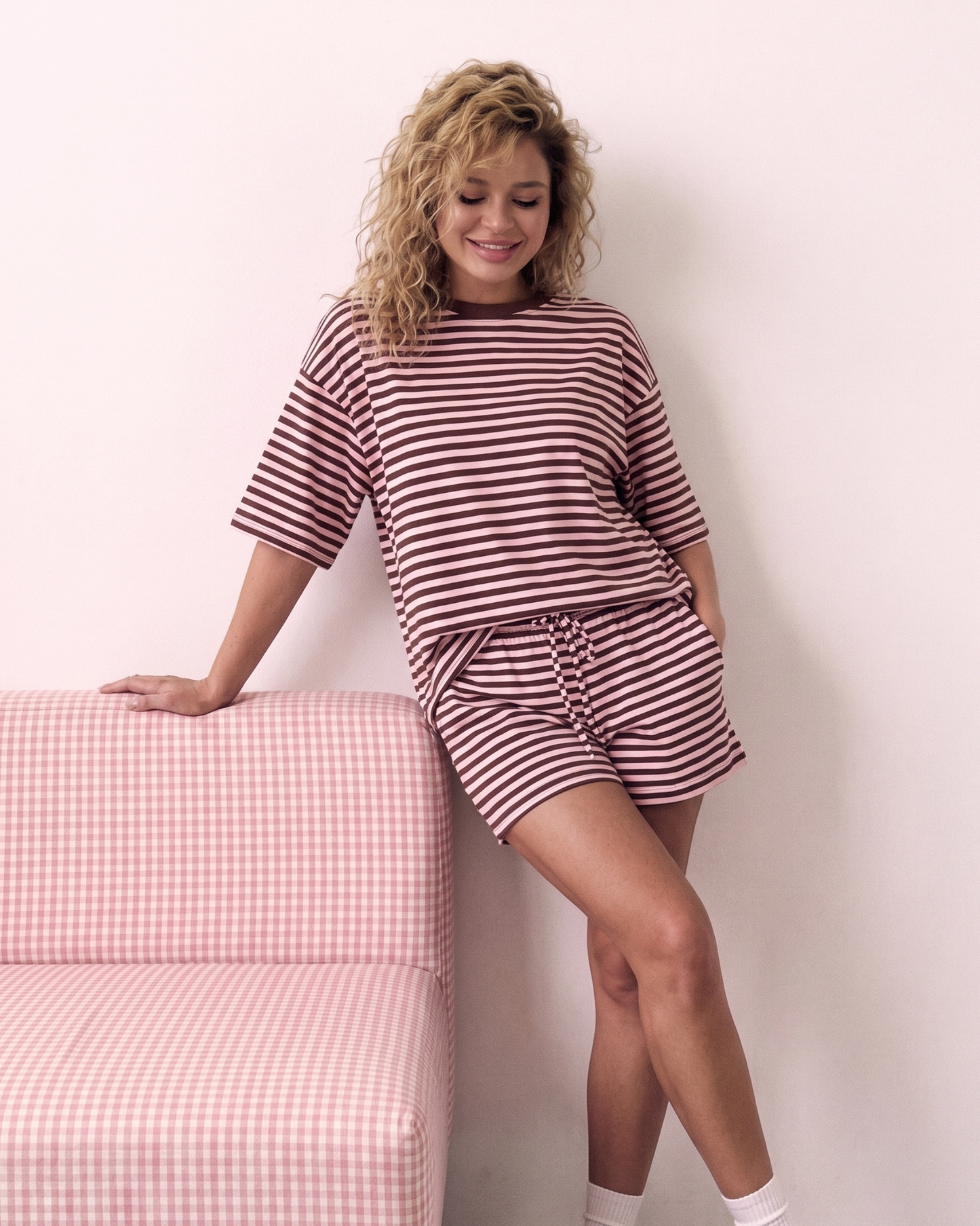 “Riviera Stripe" Matching Set