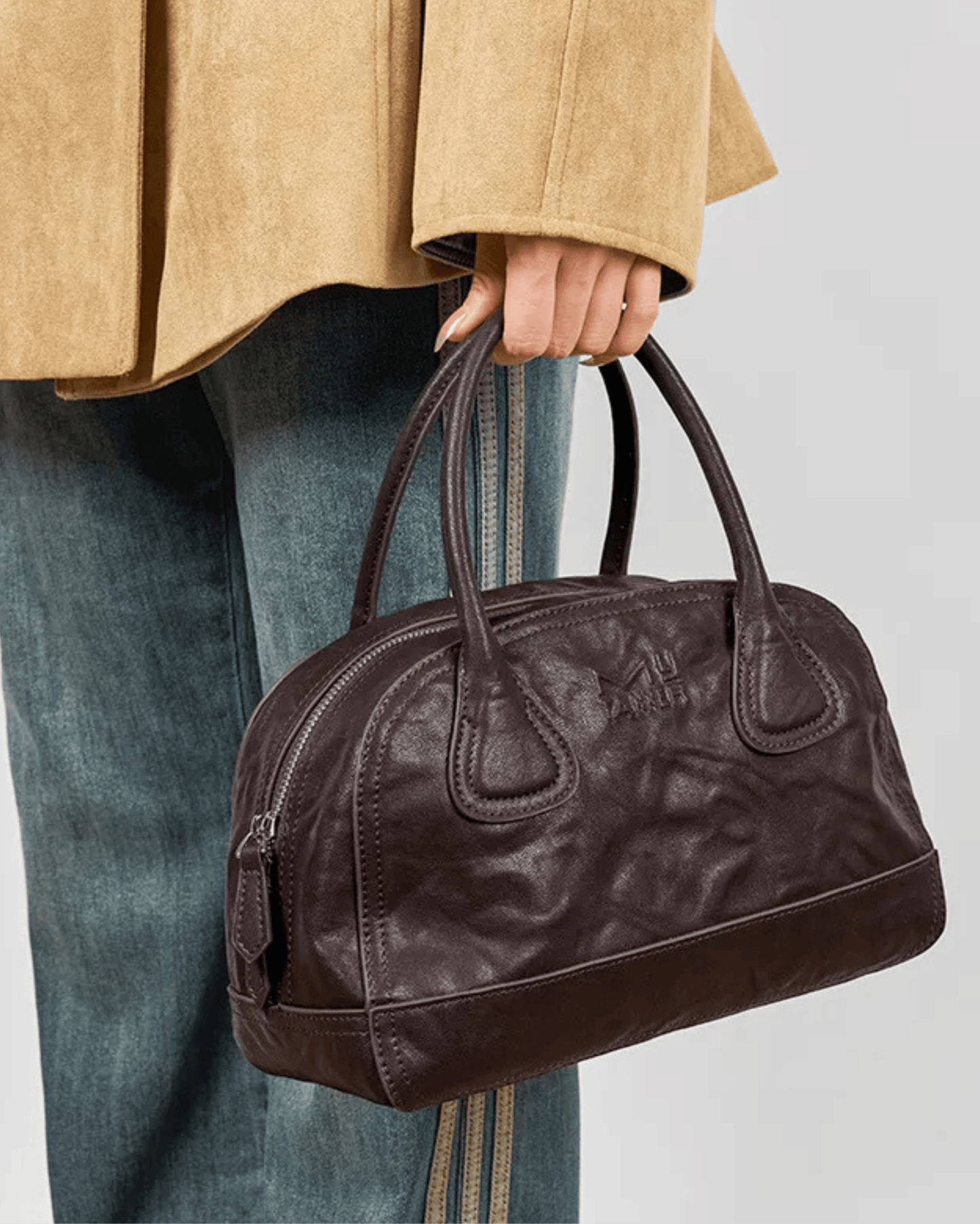 Genuine Leather Crossbody Shoulder Bag