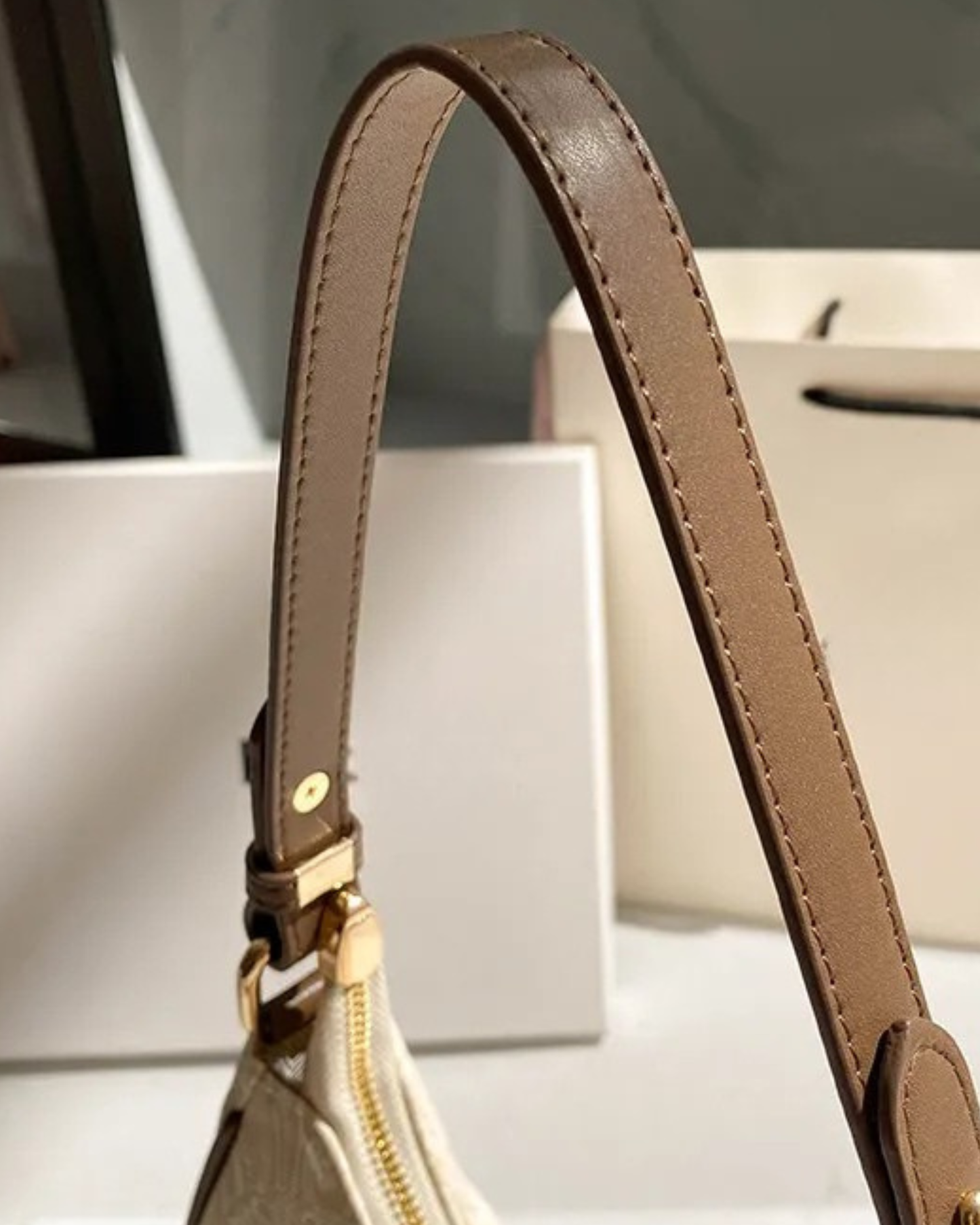 Vintage Embroidery Leather Shoulder Bag
