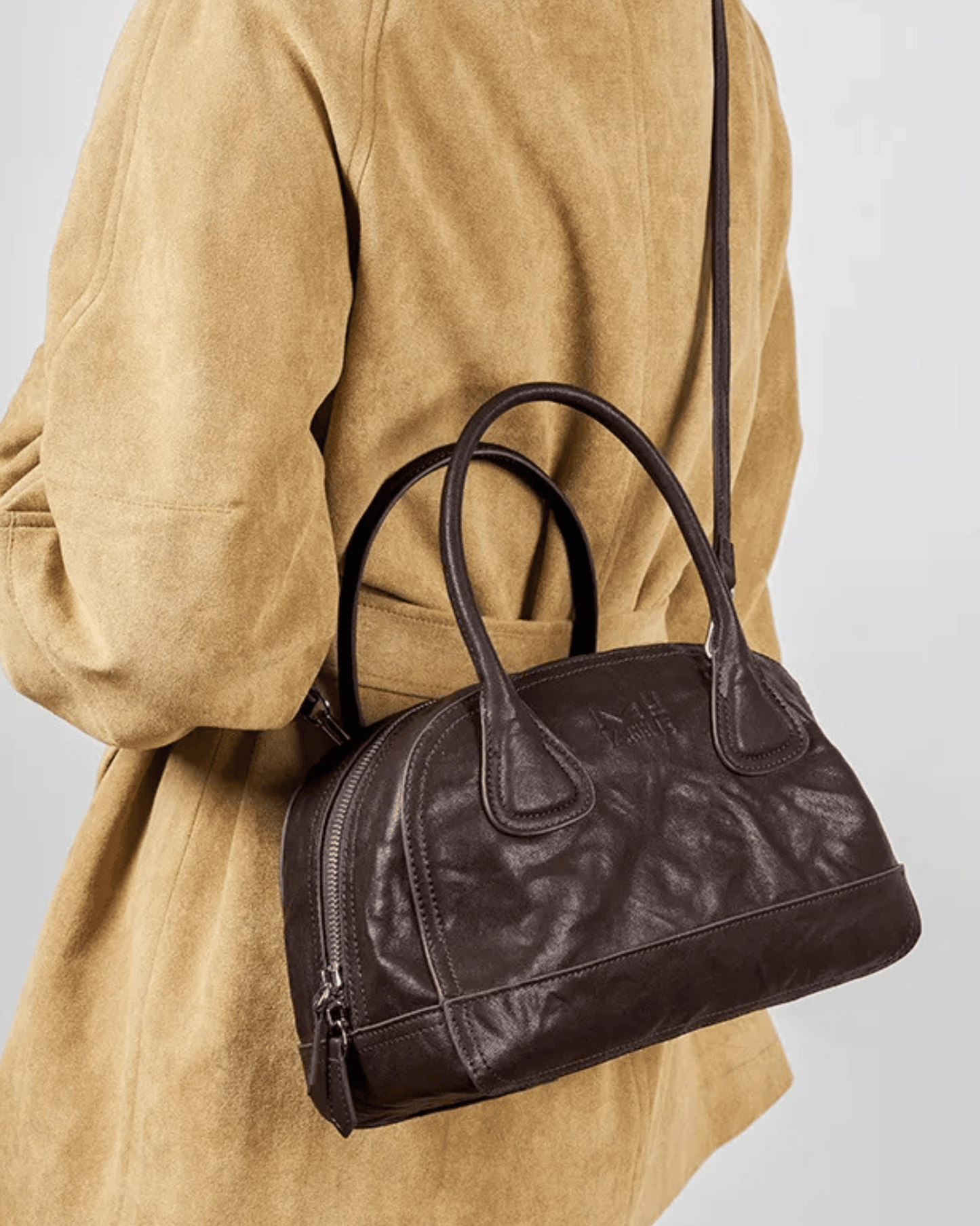 Genuine Leather Crossbody Shoulder Bag