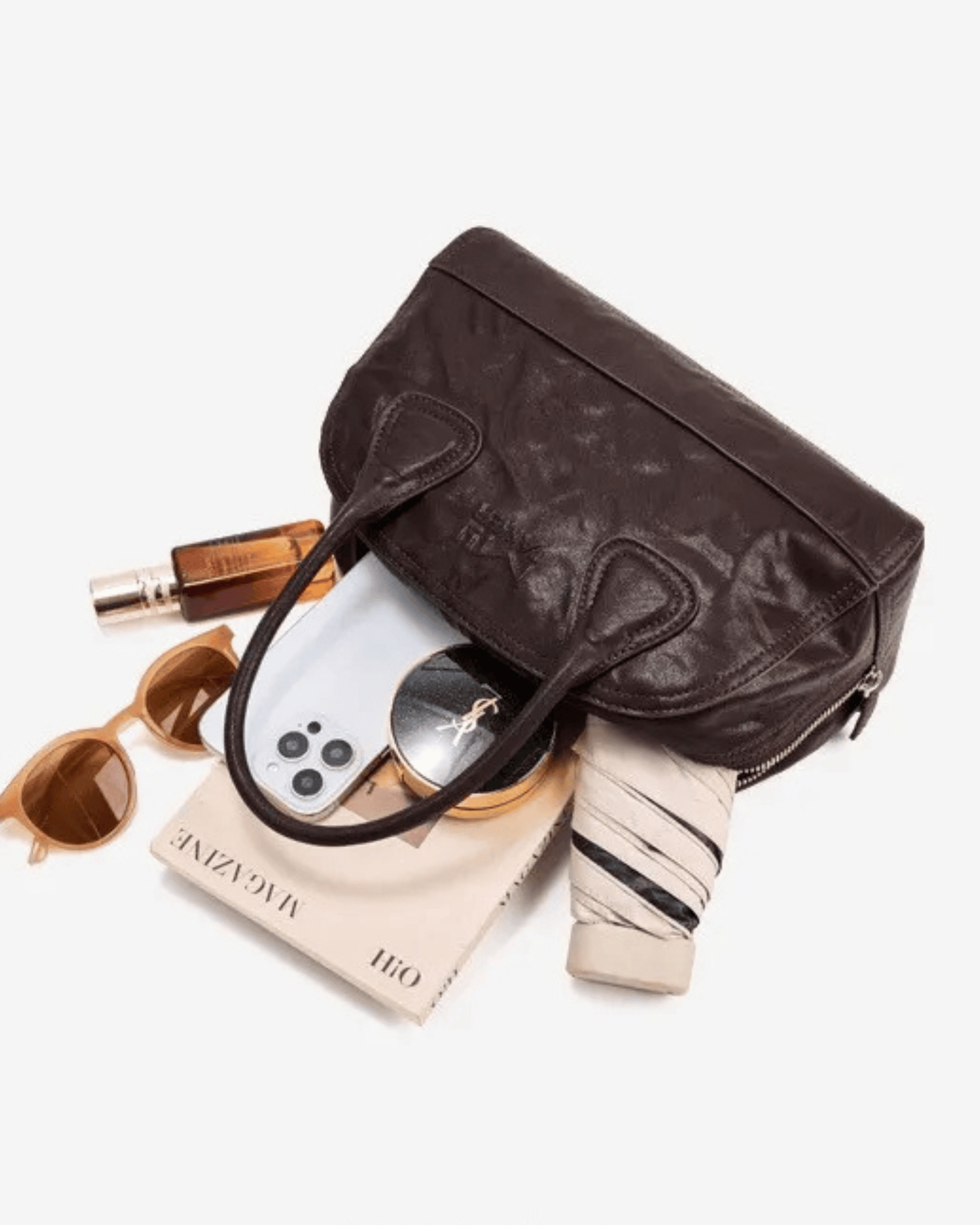 Genuine Leather Crossbody Shoulder Bag