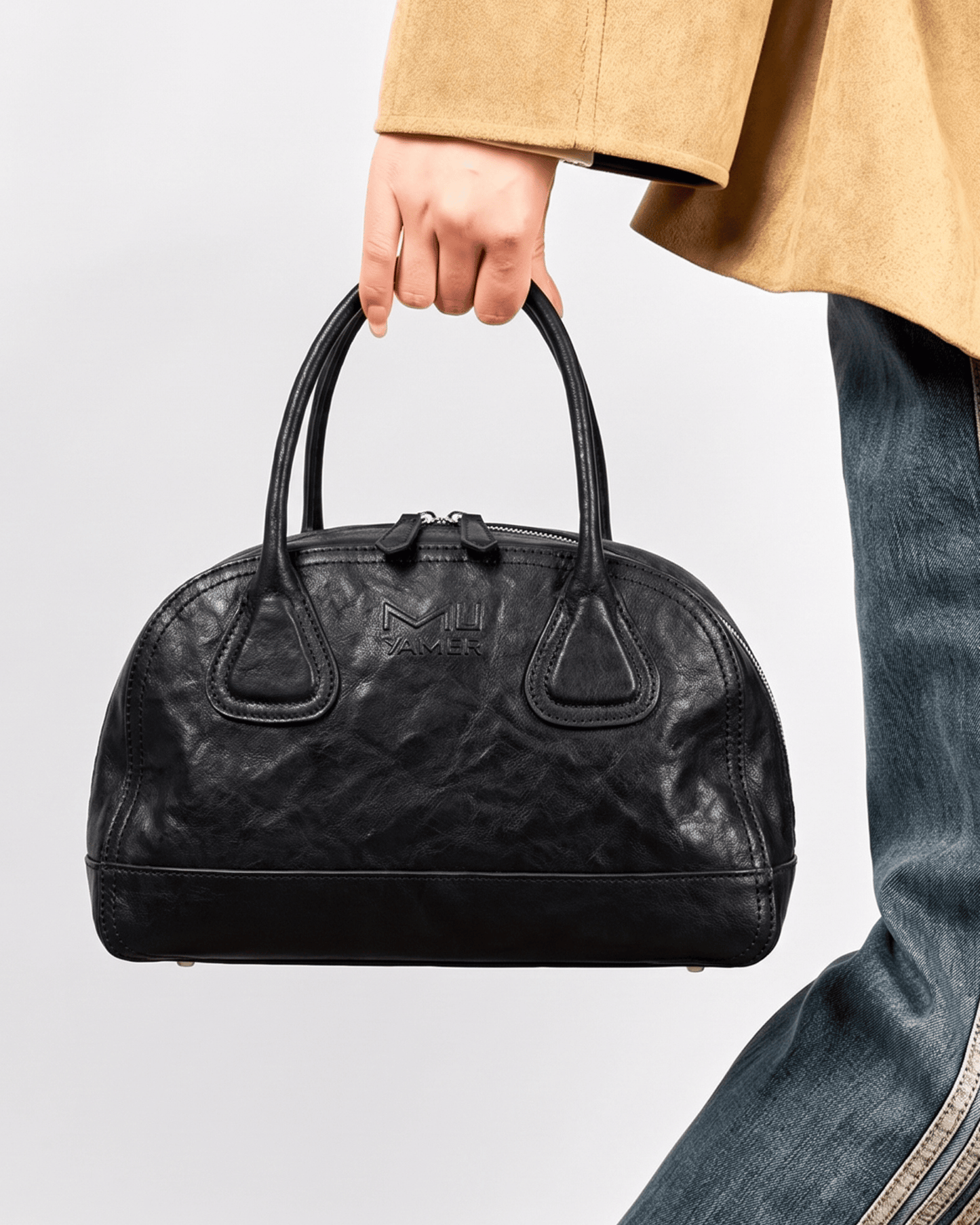 Genuine Leather Crossbody Shoulder Bag