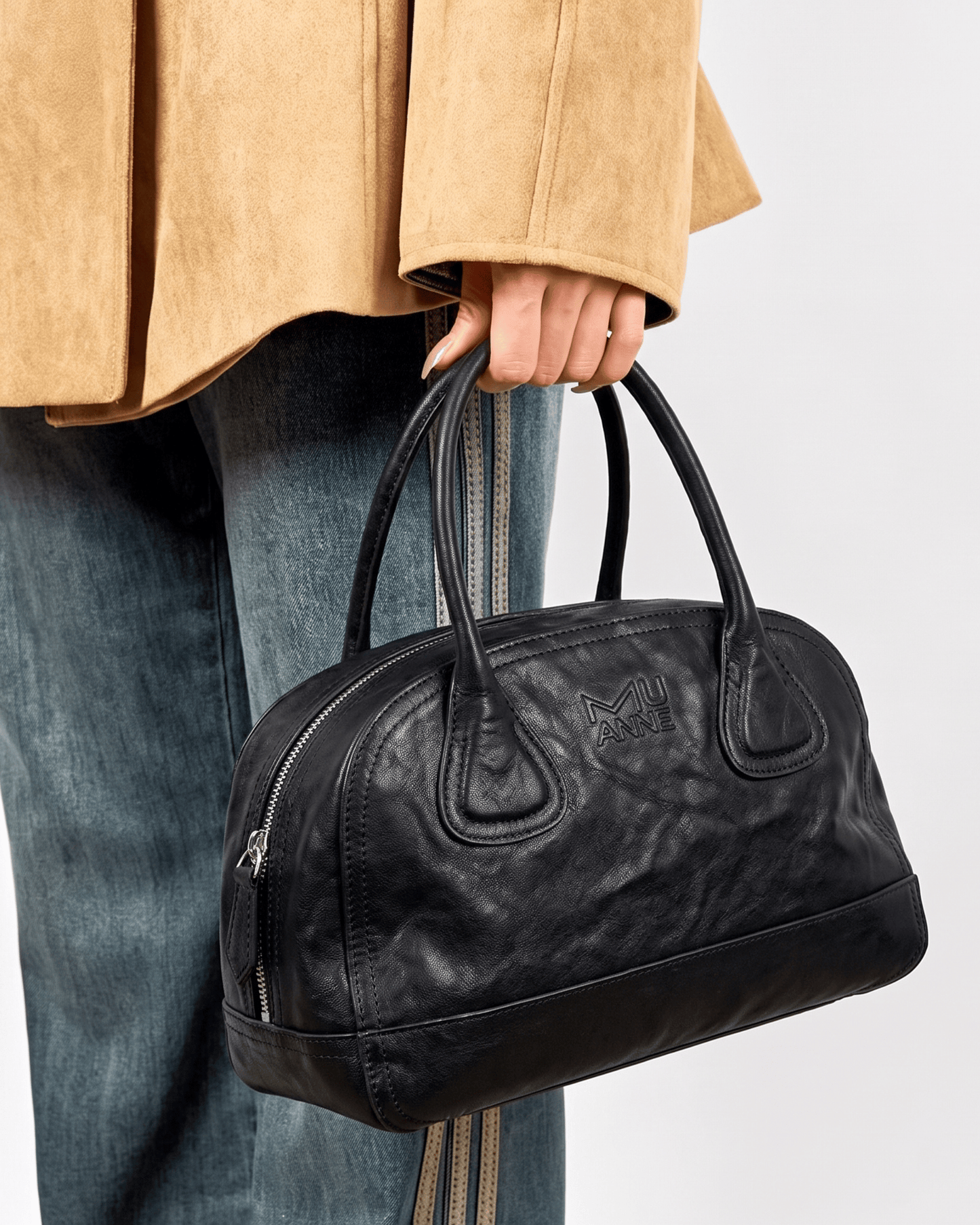 Genuine Leather Crossbody Shoulder Bag