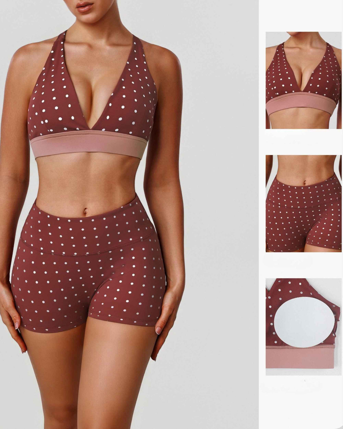Women's Push-Up Bra & Shorts Activewear Set