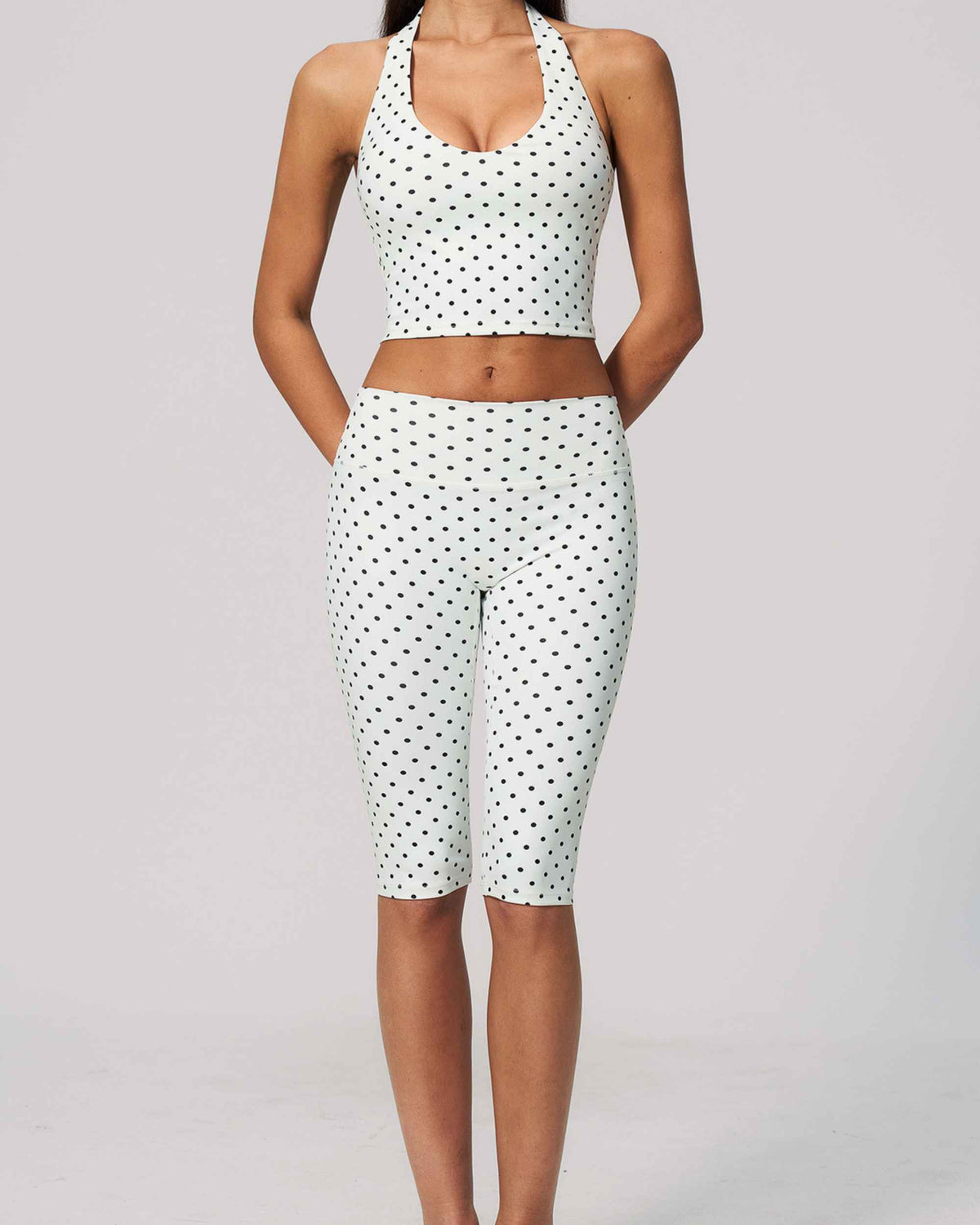 White Black Polka Dot