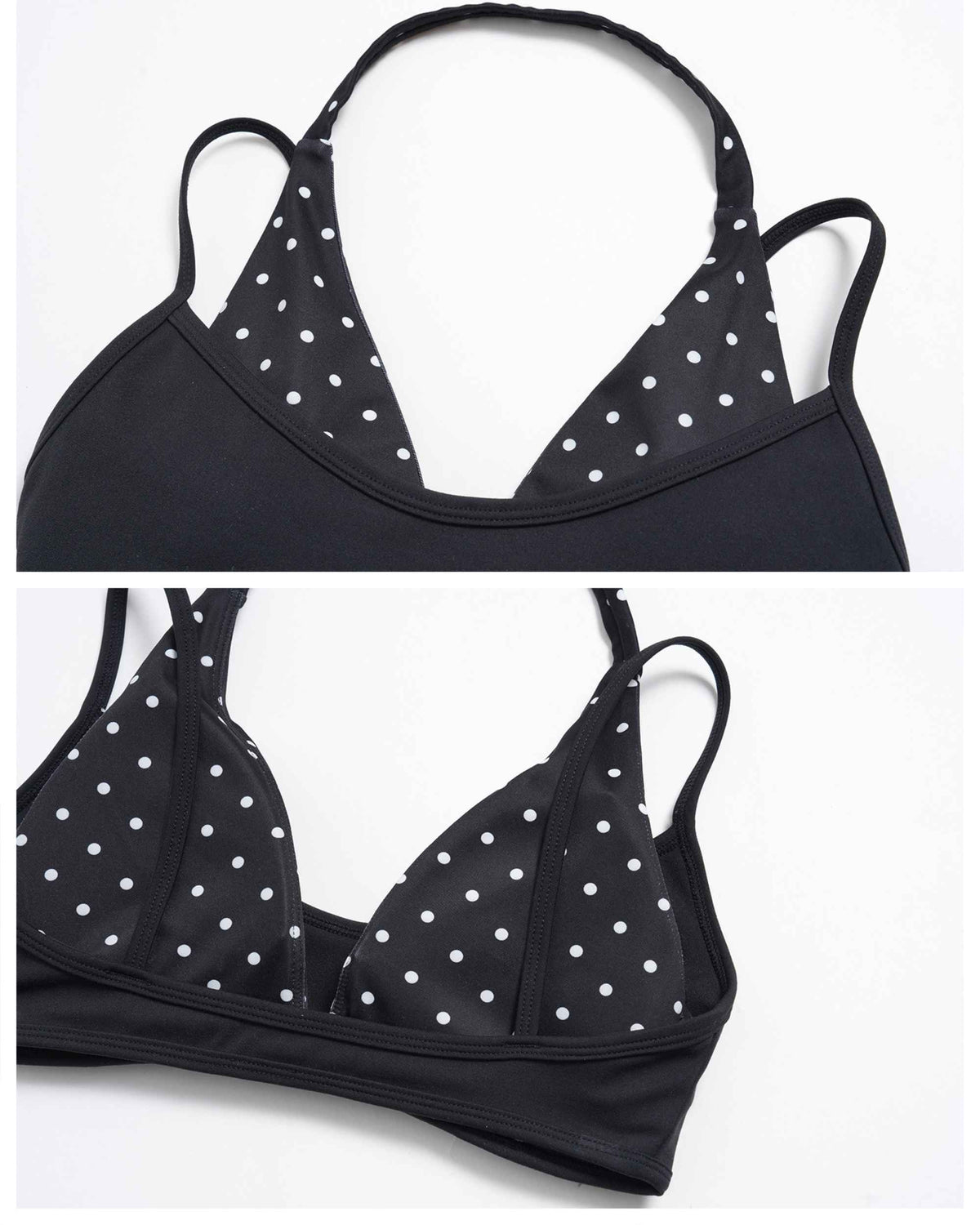 Black White Polka Dot