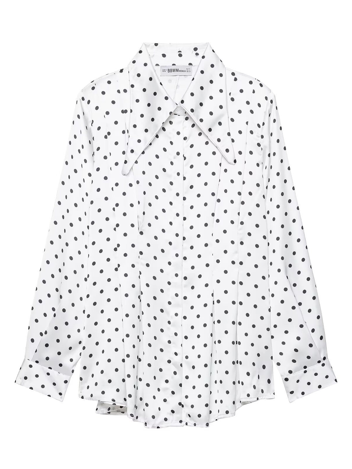 Polka Dot Two-Piece Wide-Leg Jumpsuit-Style Set